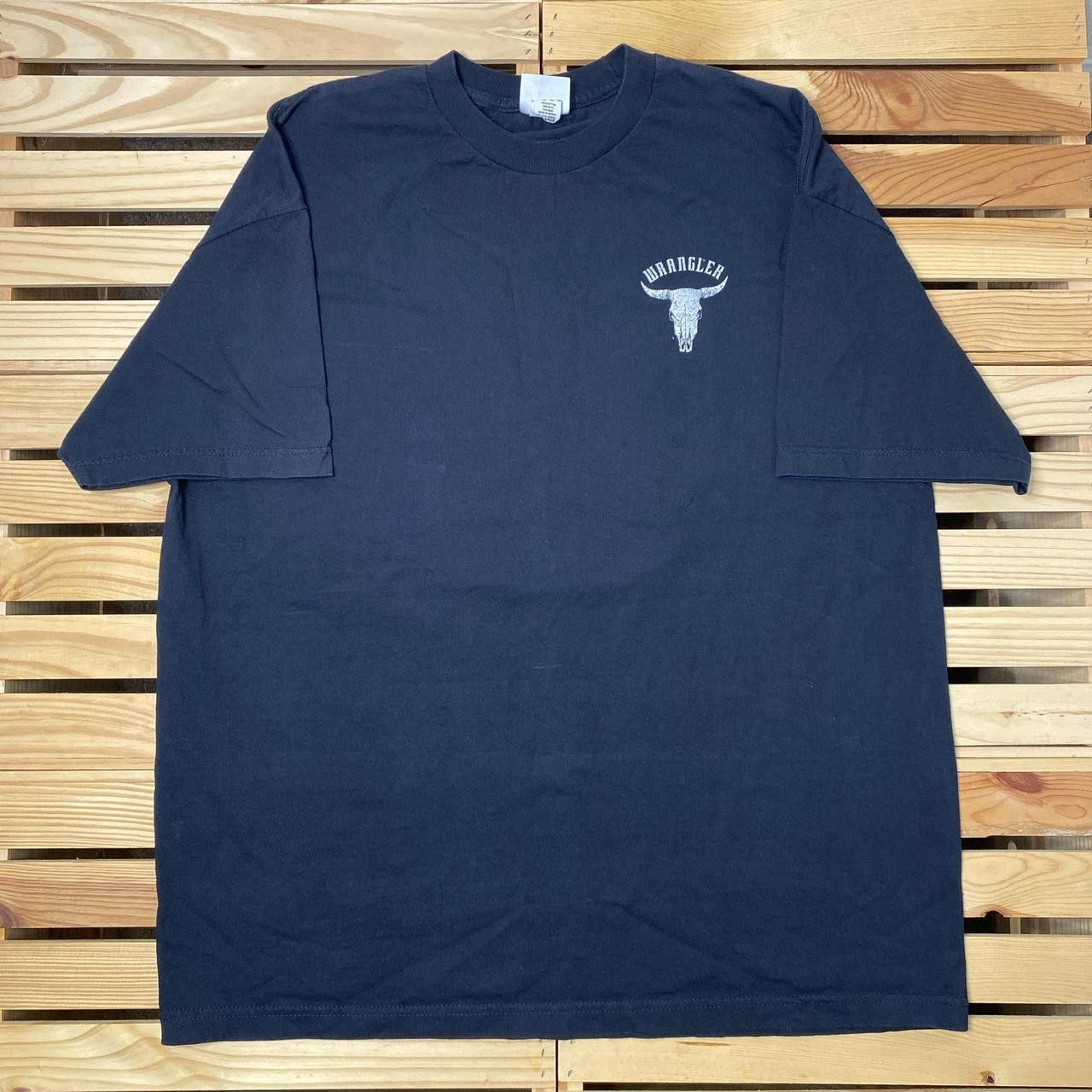 Wrangler Vintage Wrangler Black Biker Tee Size 2XL Size US XXL / EU 58 / 5 - 2 Thumbnail