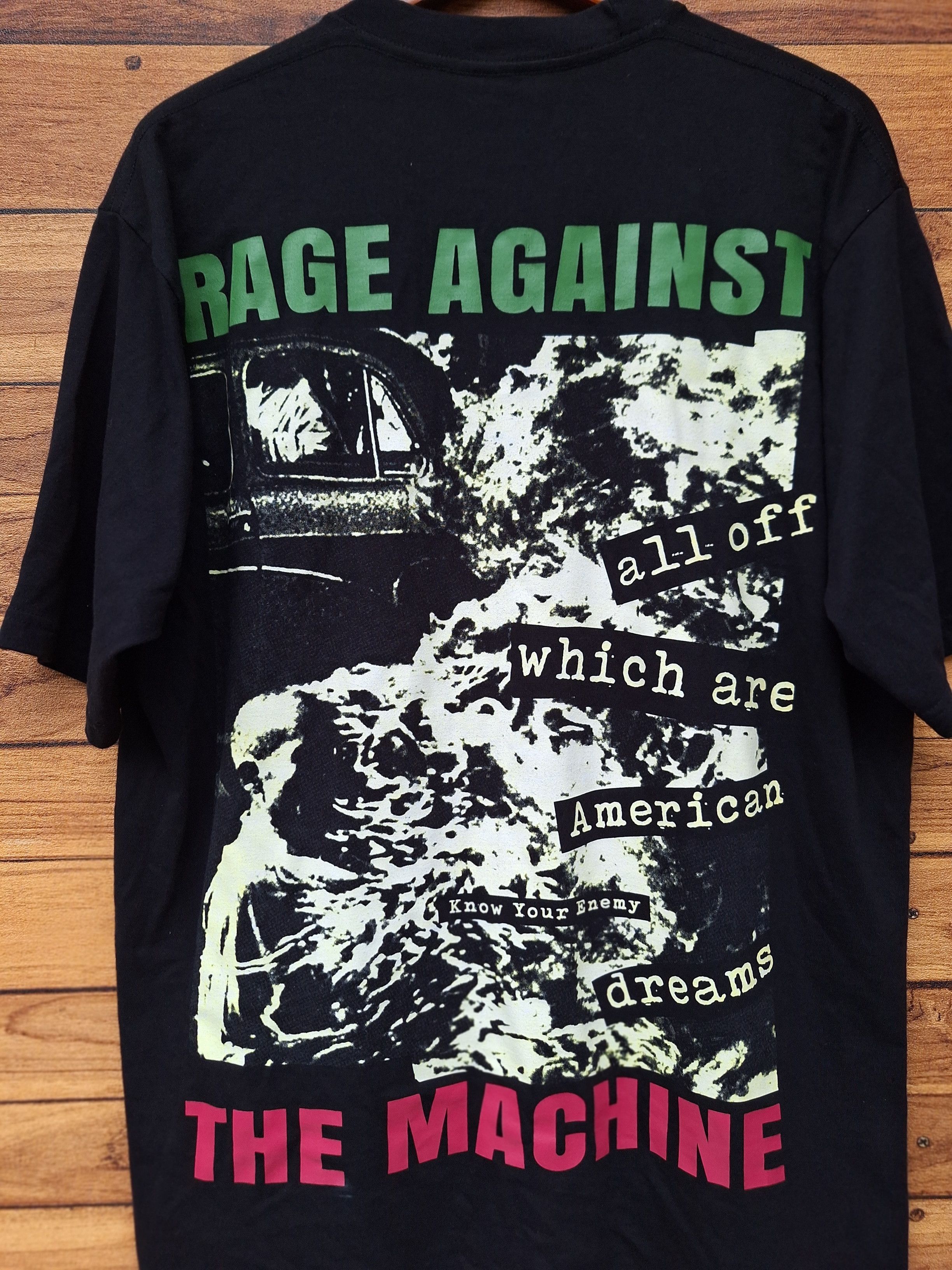 Vintage 🔥RARE🔥 Rage against the machine burning monk album y2k Size US L / EU 52-54 / 3 - 2 Thumbnail