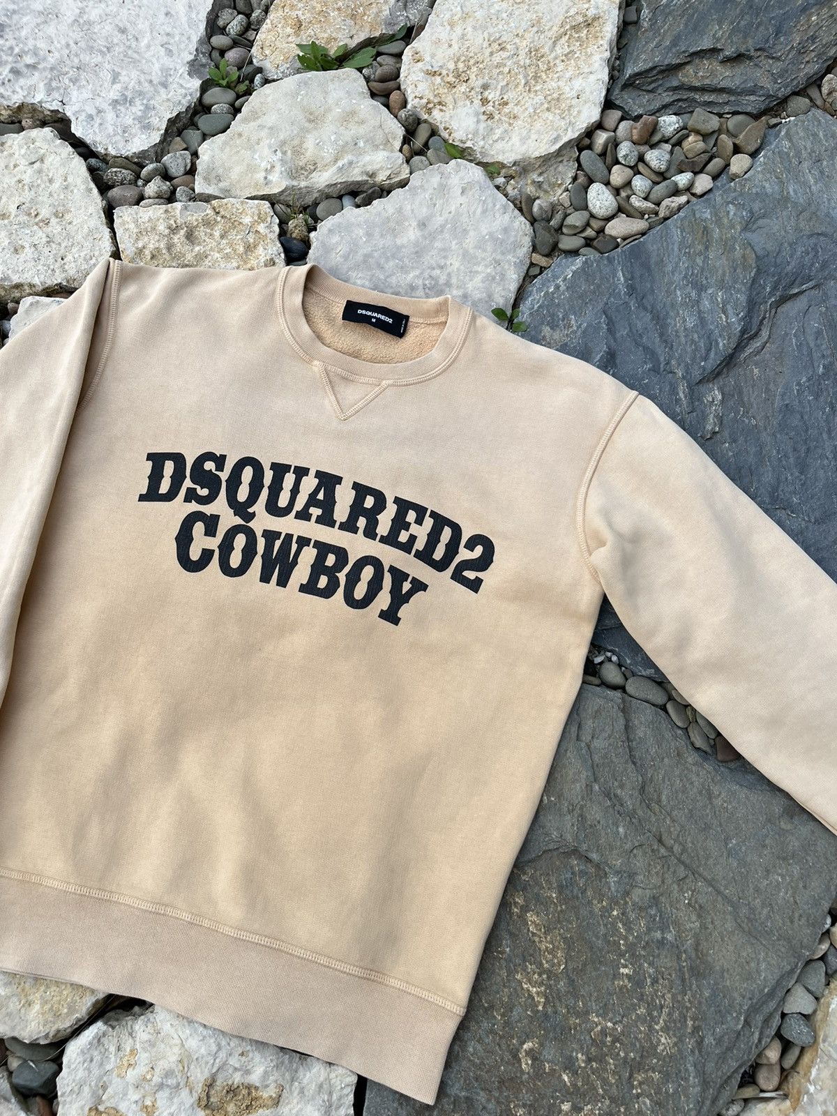 Cowboy Equipment × Designer × Dsquared2 Dsquared2 cowboy coffee ombre washed sweatshirt spellout Size US M / EU 48-50 / 2 - 16 Thumbnail
