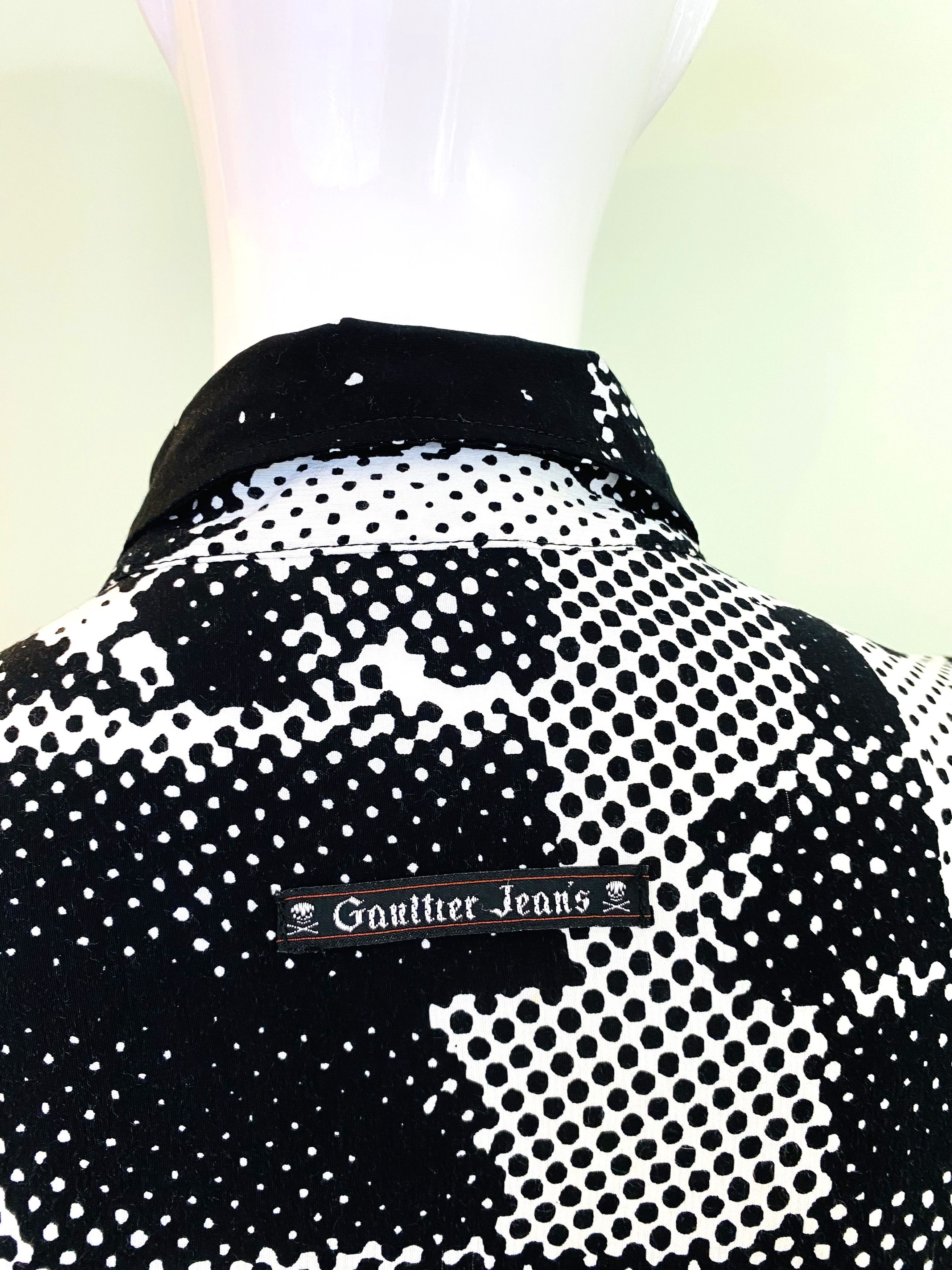 Jean Paul Gaultier Jean Paul Gaultier Fight Racism A/W 1997 Punk Top Shirt Size US M / EU 48-50 / 2 - 10 Thumbnail