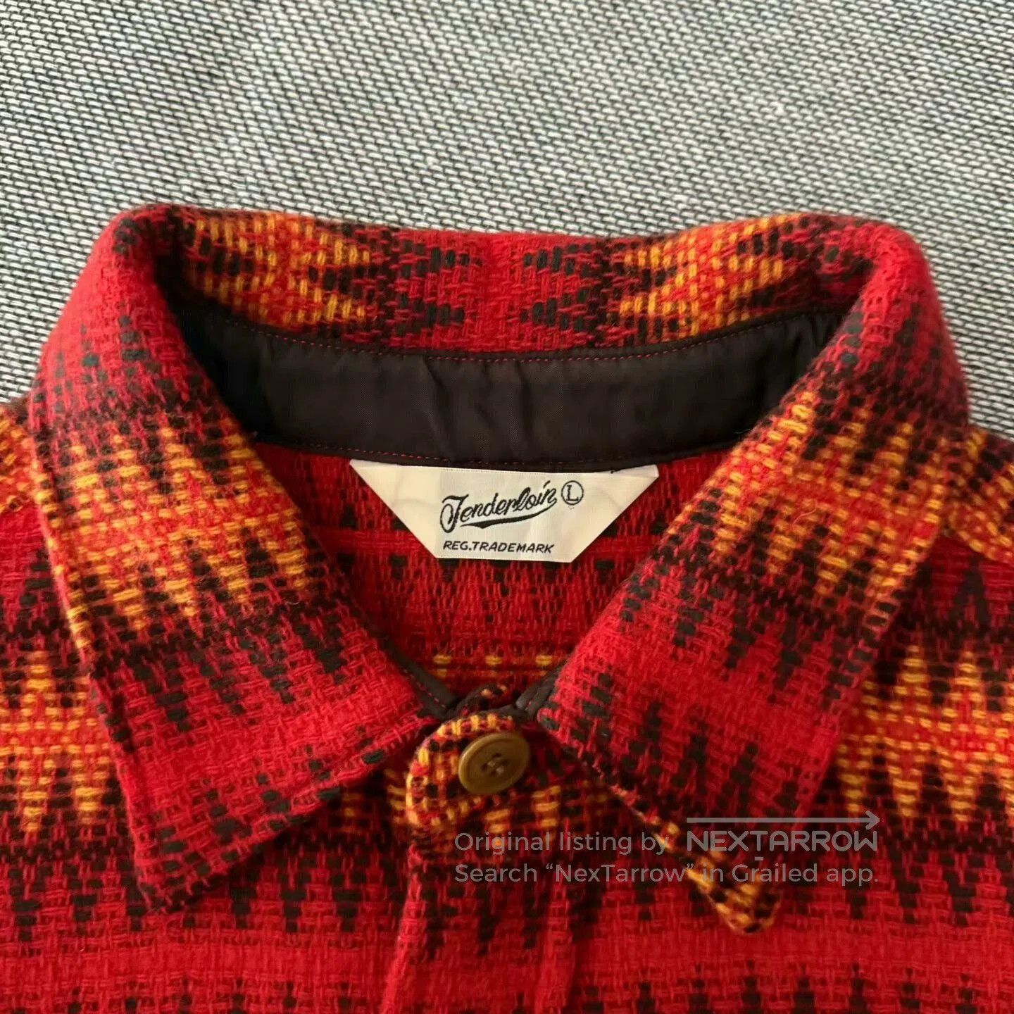 Tenderloin Tenderloin K7 Ethnic Wool Shirt. Size US L / EU 52-54 / 3 - 3 Thumbnail