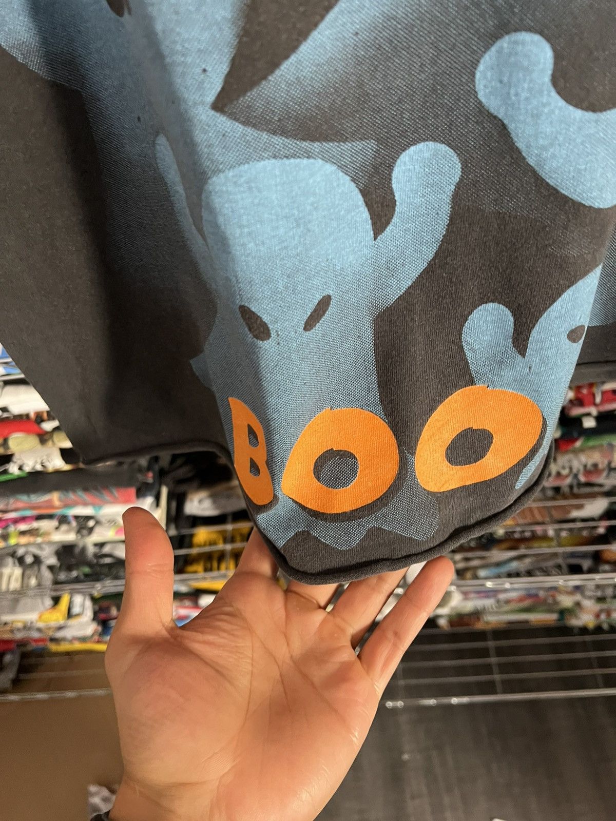Arts & Science 90s Halloween Boo Ghost AOP Single Stitch Freeze Tee Size US XL / EU 56 / 4 - 3 Thumbnail