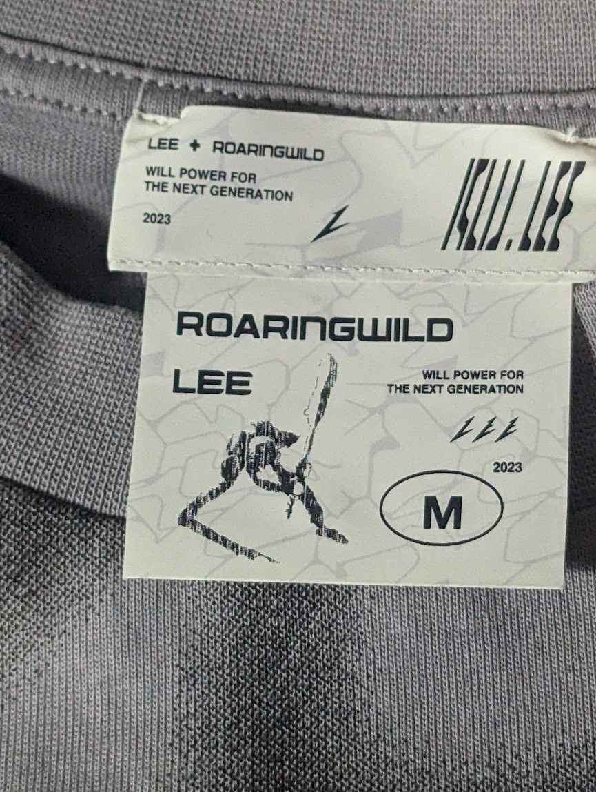 Lee Unisex Lee x ROARINGWILD Oversized Tee in Silver Filigree Size US M / EU 48-50 / 2 - 10 Thumbnail