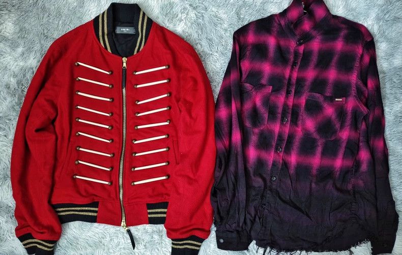 Amiri Amiri 18AW Red Court Jacket Size US S / EU 44-46 / 1 - 2 Thumbnail