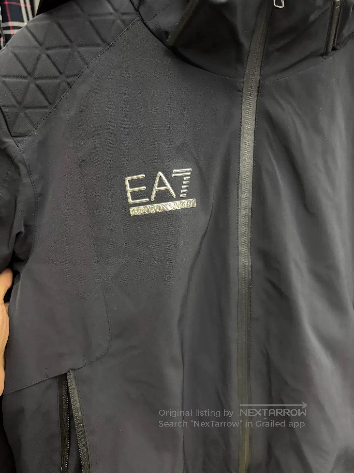 Emporio Armani EA7 Armani Men's Hooded Jacket. Size US XL / EU 56 / 4 - 4 Thumbnail