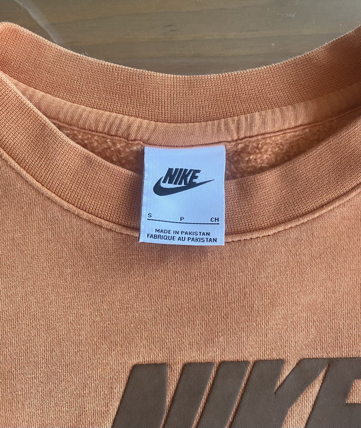 Nike Orange Nike Multi Logo Sweatshirt ( S ) Size US S / EU 44-46 / 1 - 2 Thumbnail