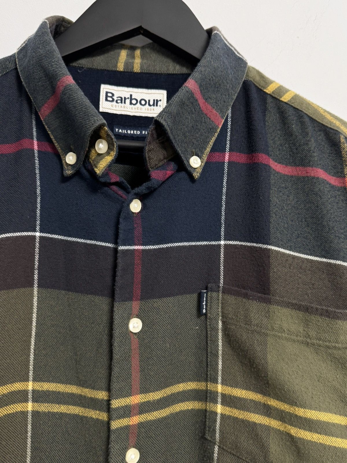 Barbour Barbour Button Up T-Shirt Vintage 90’s Size US L / EU 52-54 / 3 - 8 Thumbnail