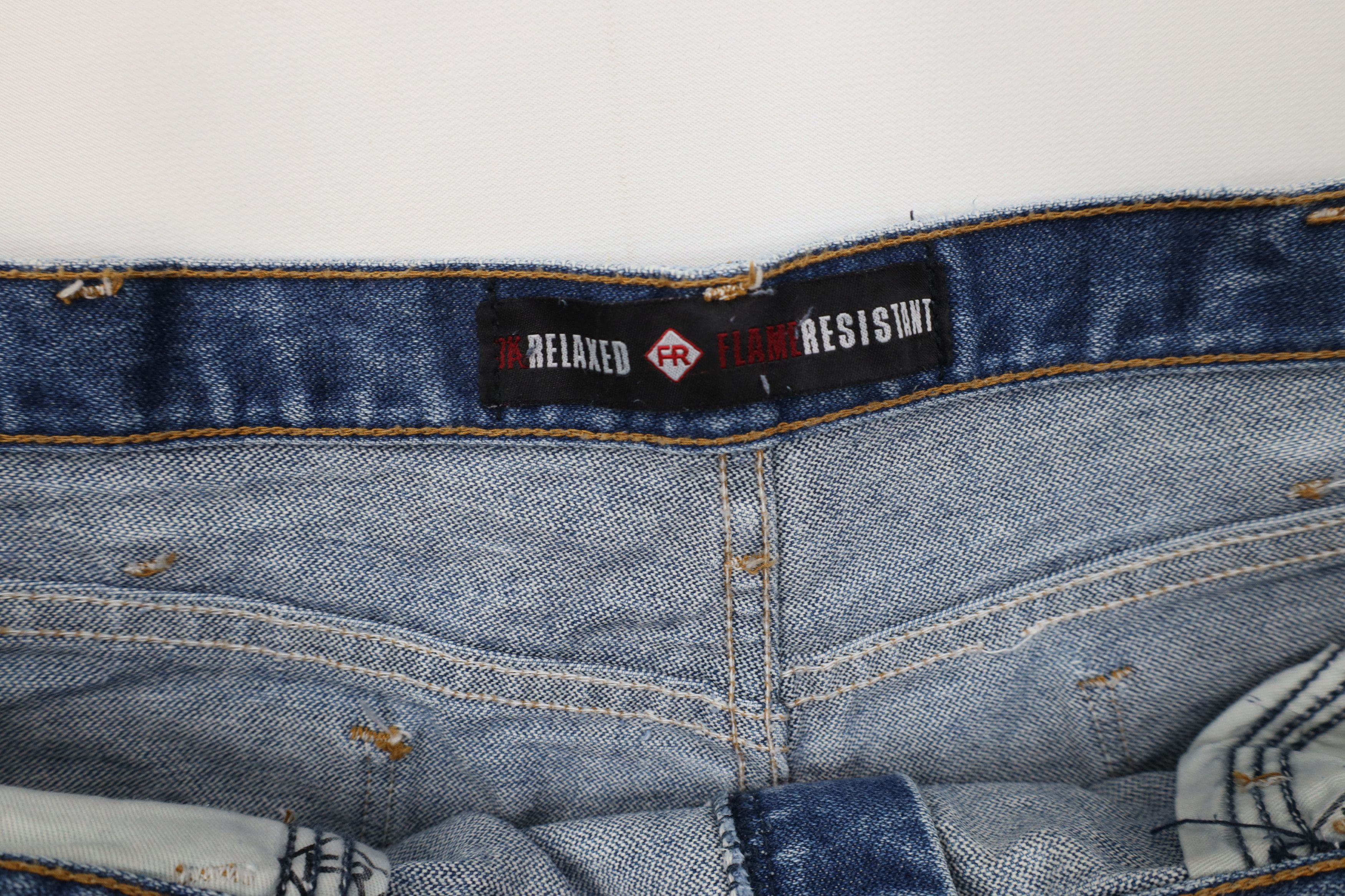 Wrangler Wrangler FR Fire Flame Resistant Wide Leg Denim Jeans Work Size US 38 / EU 54 - 10 Thumbnail