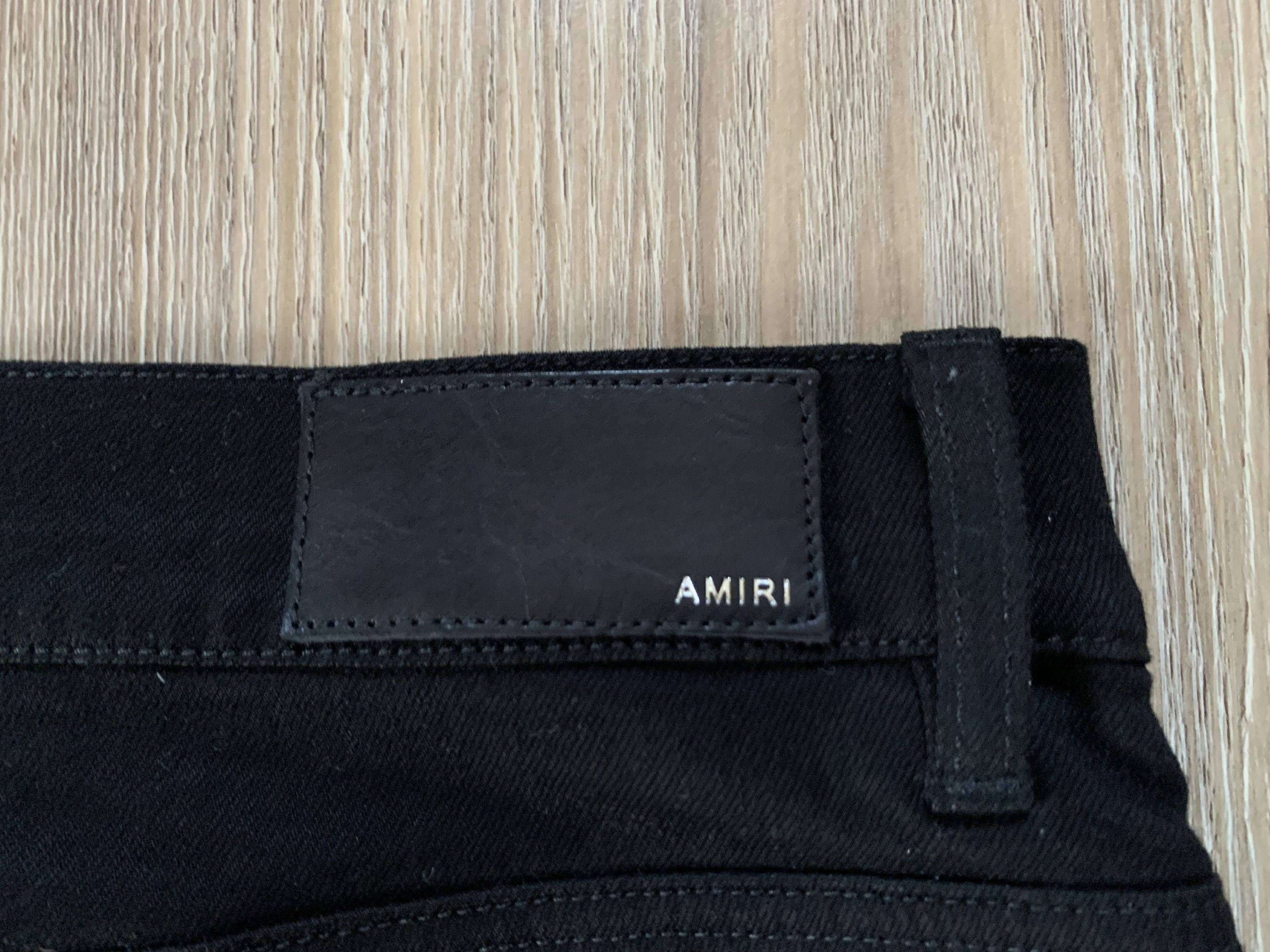 Amiri Amiri Stretch Black Ribbed Jeans Size US 34 / EU 50 - 9 Thumbnail