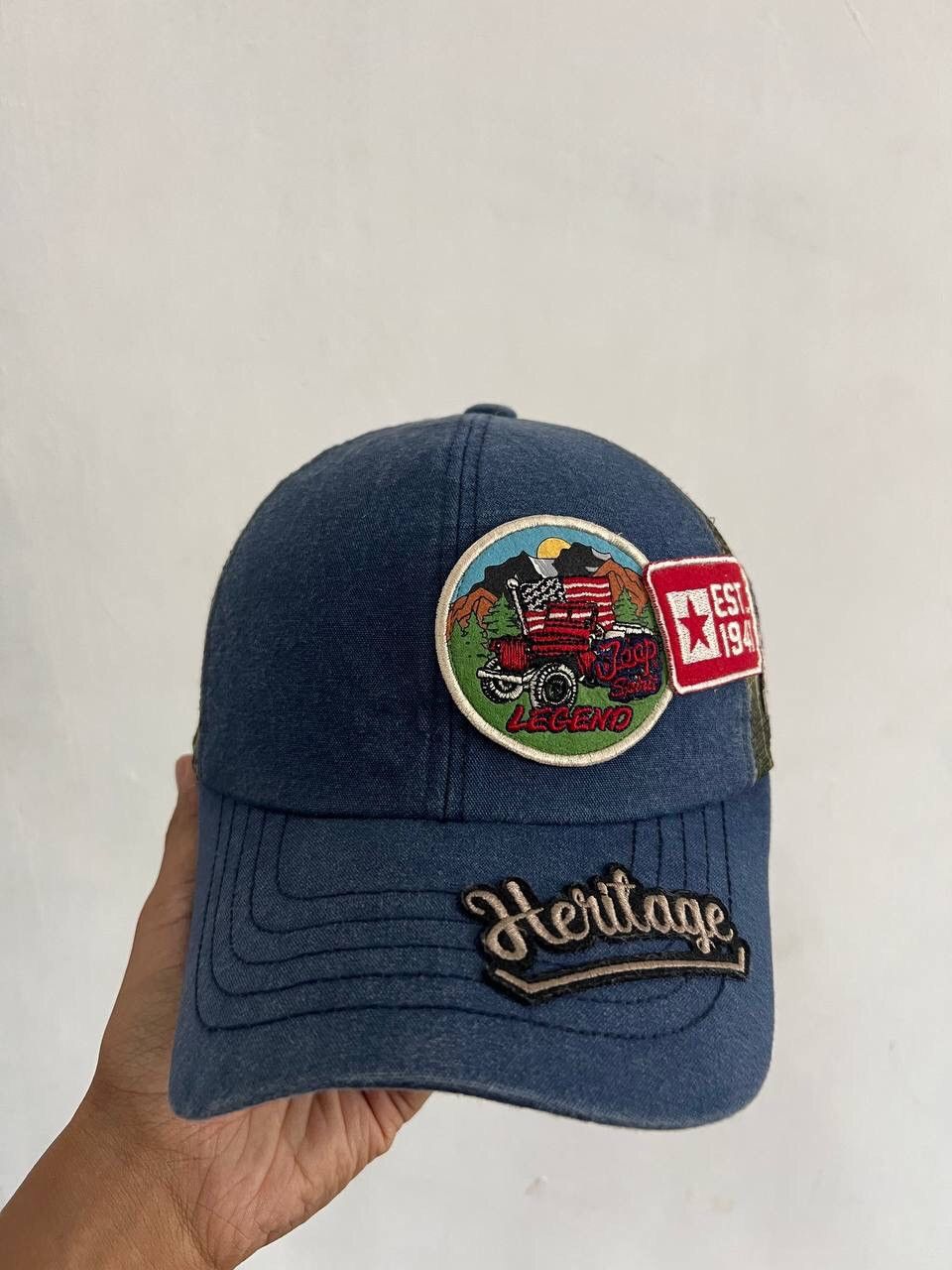 Japanese Brand Jeep Heritage American Icon Trucker Hat Cap Size ONE SIZE - 6 Thumbnail
