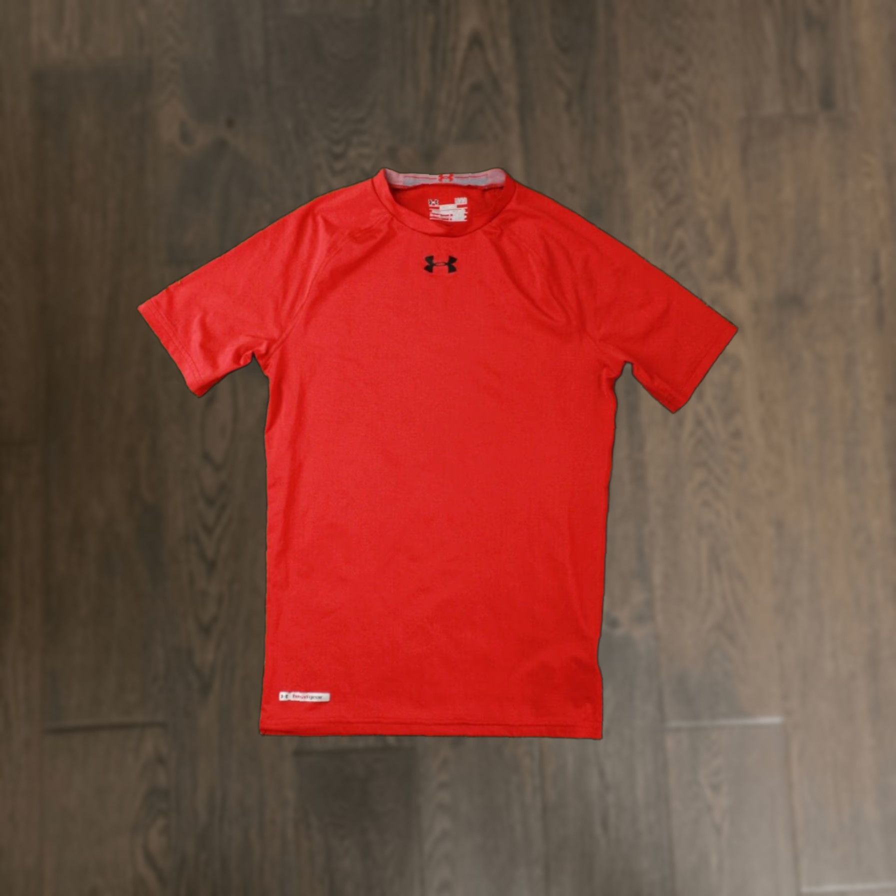 Under Armour Under Armour HeatGear Shirt Jersey Mens Training Compression T-Shirt Red L 2014 Sportswear CrossFit Activewear Short Sleeve Crew Neck Size US L / EU 52-54 / 3 - 1 Thumbnail