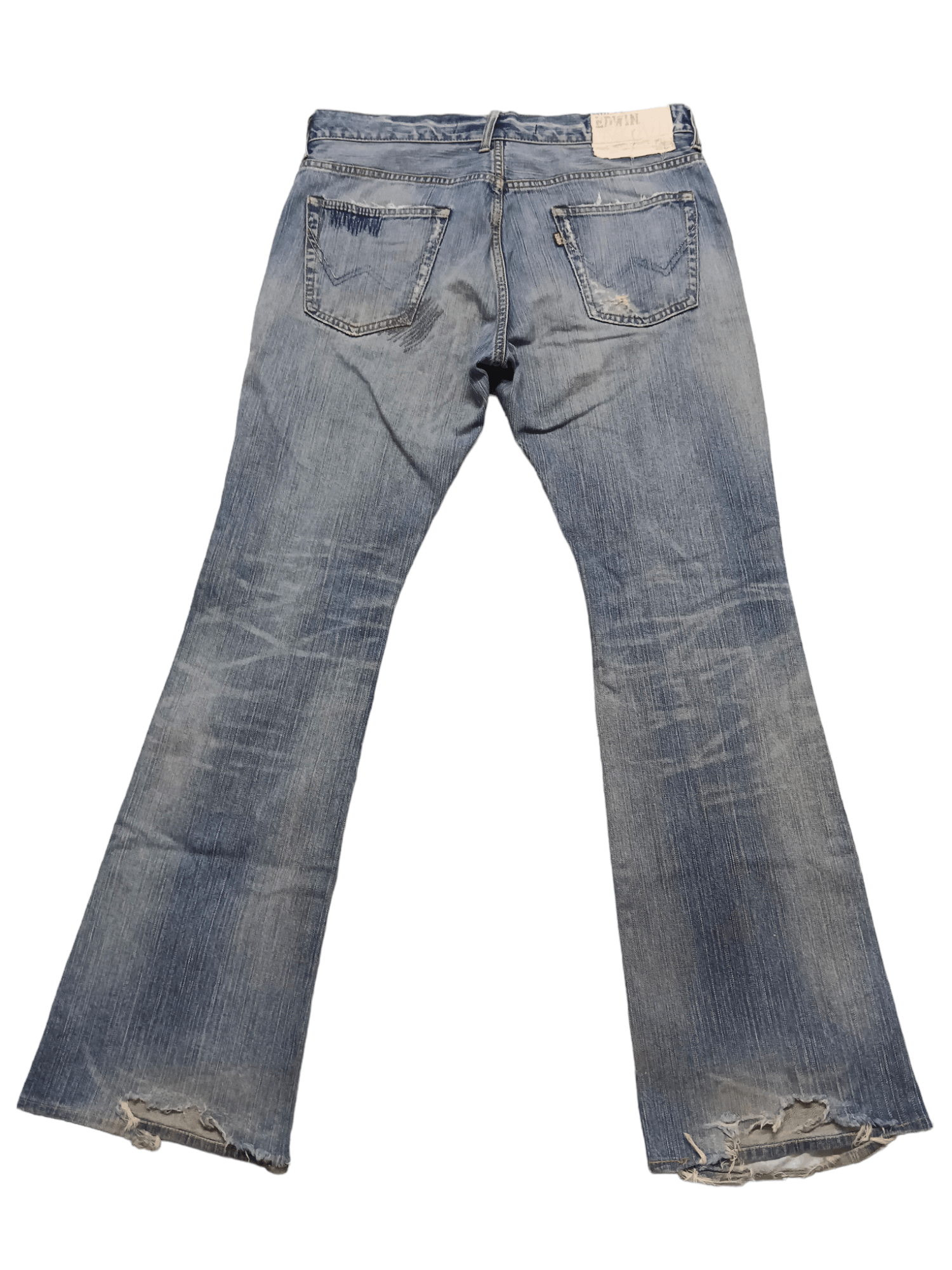 Edwin Edwin Seditionaries Distressed Flare Denim Size US 32 / EU 48 - 2 Thumbnail
