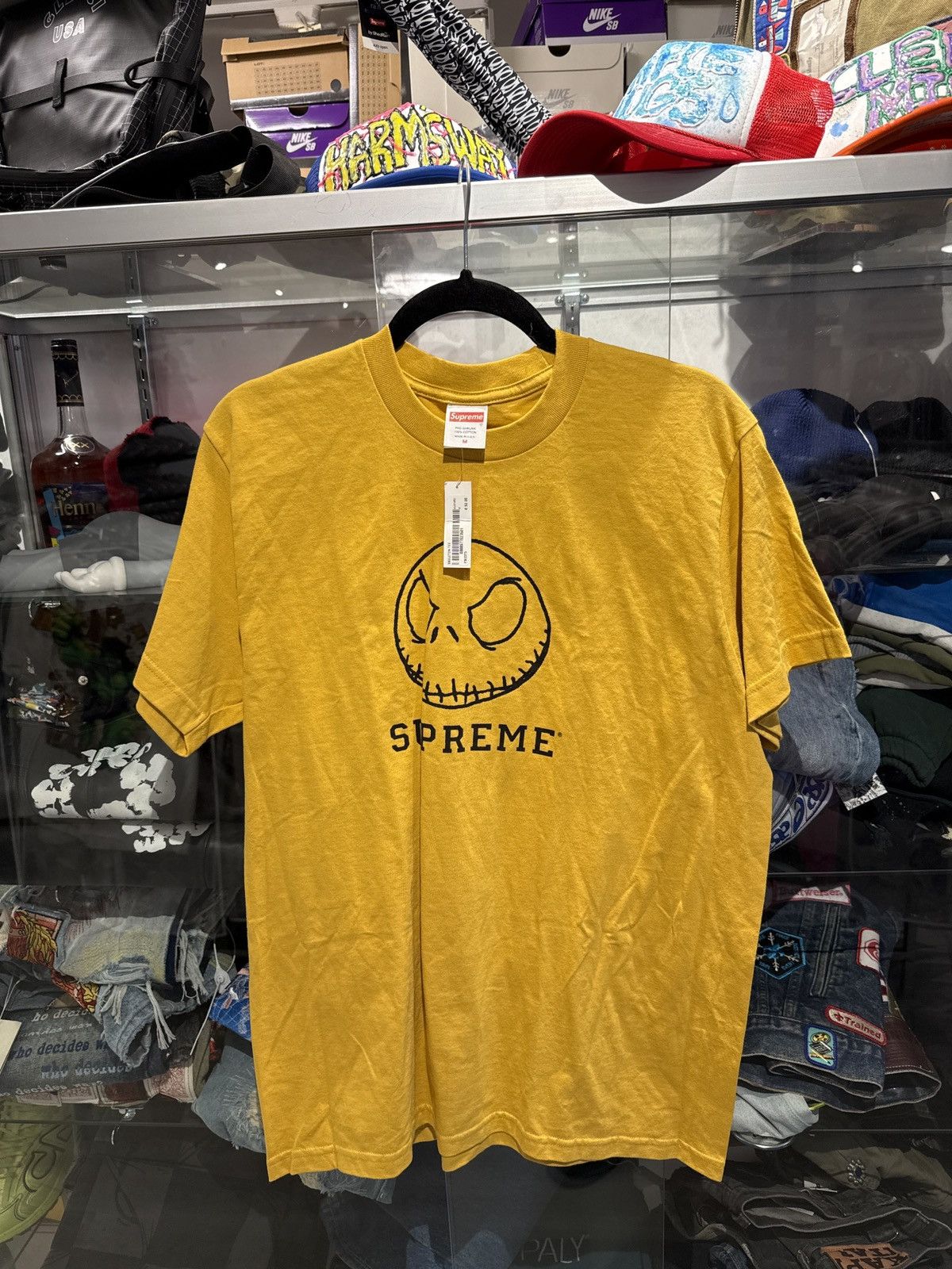 Supreme Supreme Skeleton T-Shirt Mustard Size US M / EU 48-50 / 2 - 1 Thumbnail