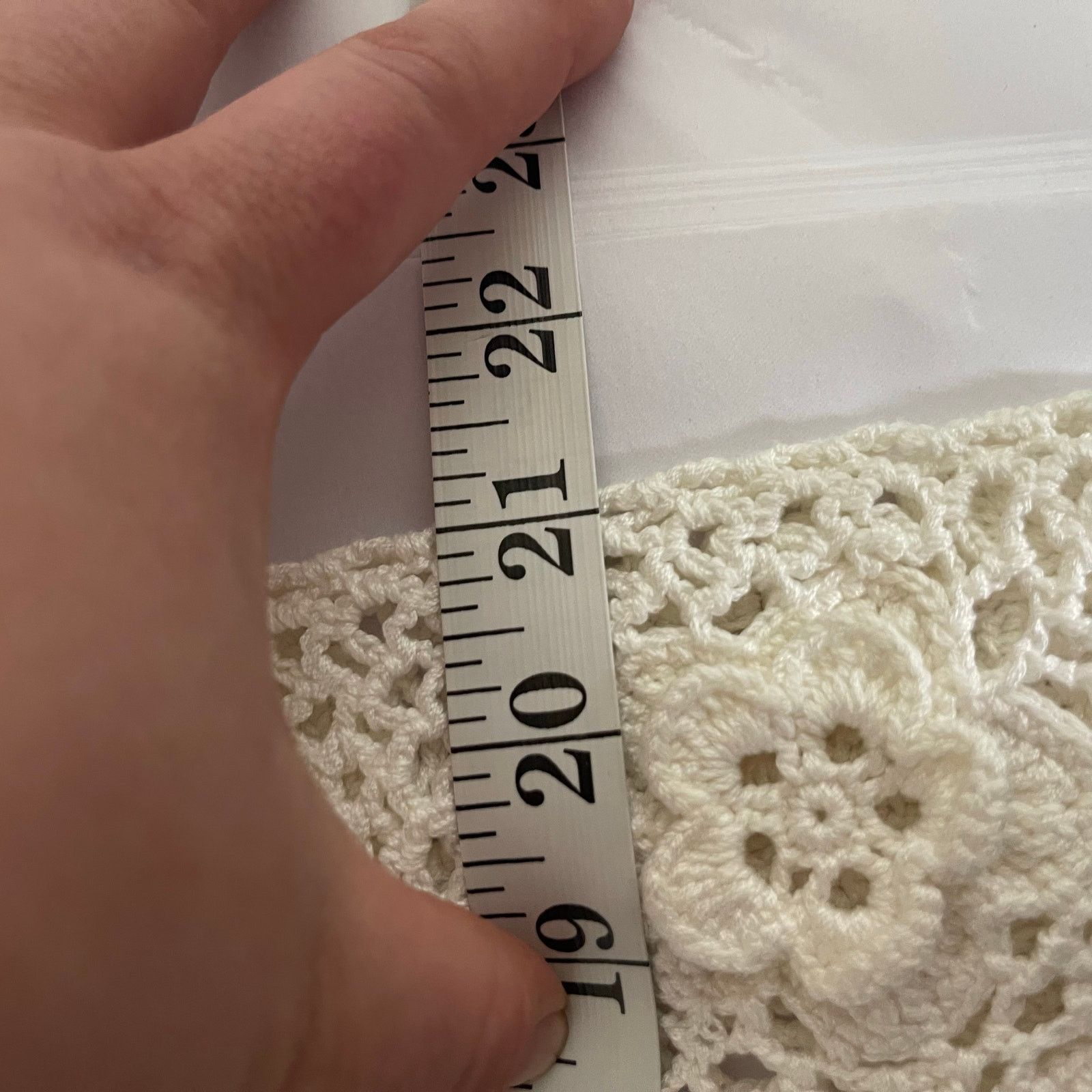 DOEN Doen Hailroom Hand-crochet Annalise Mini dress white pearl Size XL / US 12-14 / IT 48-50 - 14 Thumbnail