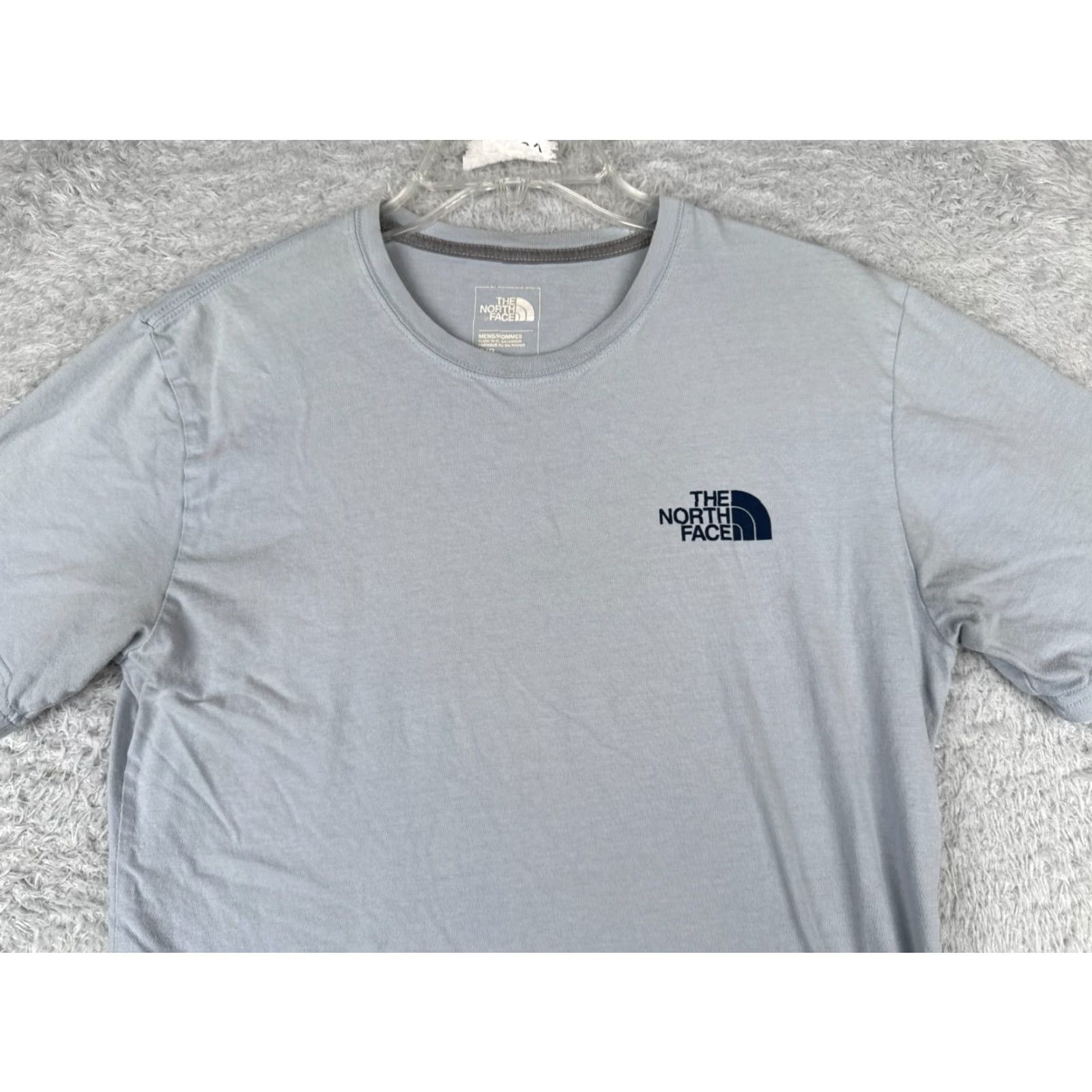 The North Face The North Face Shirt Men Small Blue Short Sleeve Crew Neck Cotton-Blend Logo All Seasons Breathable Mens Size US S / EU 44-46 / 1 - 5 Thumbnail