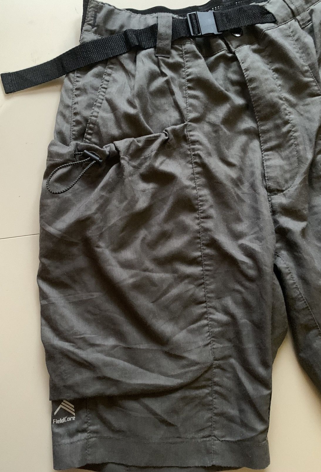 Japanese Brand Fieldcore Outdoor Cargo Shorts - Functional Utility Design Size US 31 - 3 Thumbnail
