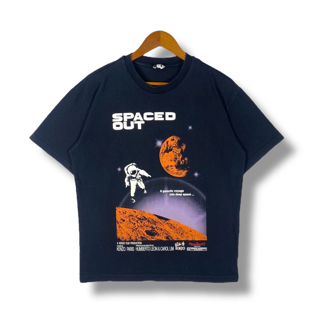 Designer × Kenzo KENZO PARIS Space Out Film Graphic Tee Shirt Medium Size Size US M / EU 48-50 / 2 - 1 Thumbnail