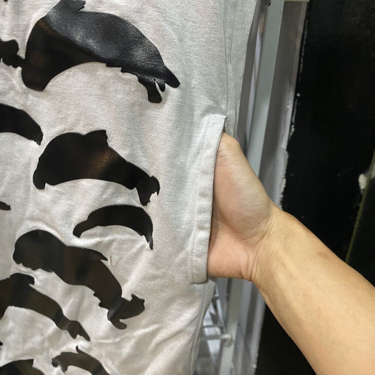 Issey Miyake × Ne-Net × Tsumori Chisato Tsumori Chisato Dolphin Print Half-Sleeve One-Piece Dress Size L / US 10 / IT 46 - 8 Thumbnail