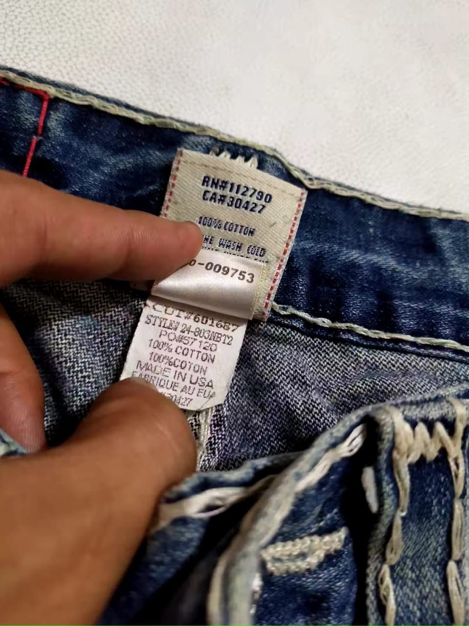 True Religion True Religion Joey Super T Bootcut Flare Denim Jeans Pants Size US 29 - 15 Thumbnail