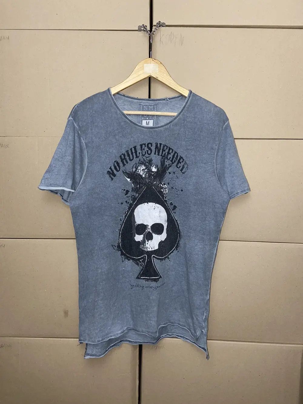Affliction 🔞VINTAGE SMOG SKULLS Y2K TEE T SHIRT AFFLICTION DEVIL GOTH Size US M / EU 48-50 / 2 - 1 Thumbnail