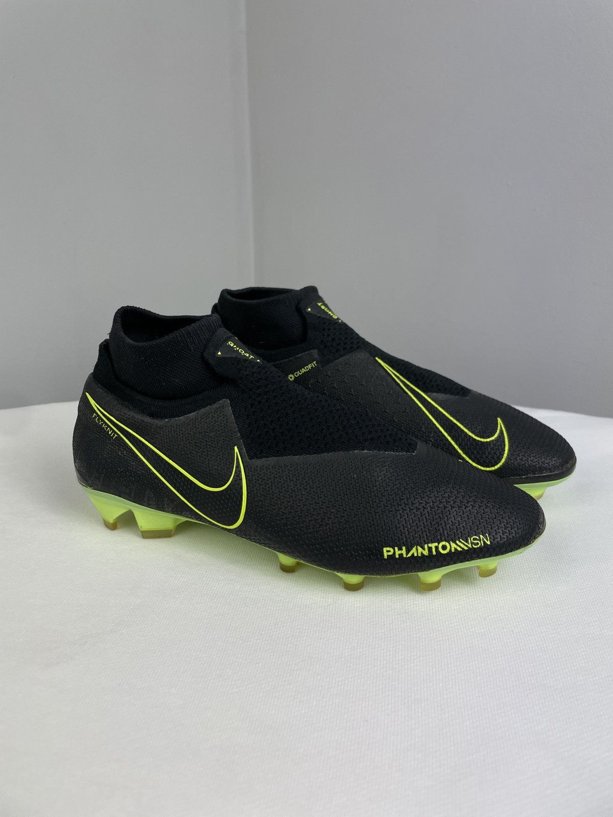 Nike Nike Phantom Vision Elite DF FG Black Volt Size US 7 / EU 40 - 1 Thumbnail