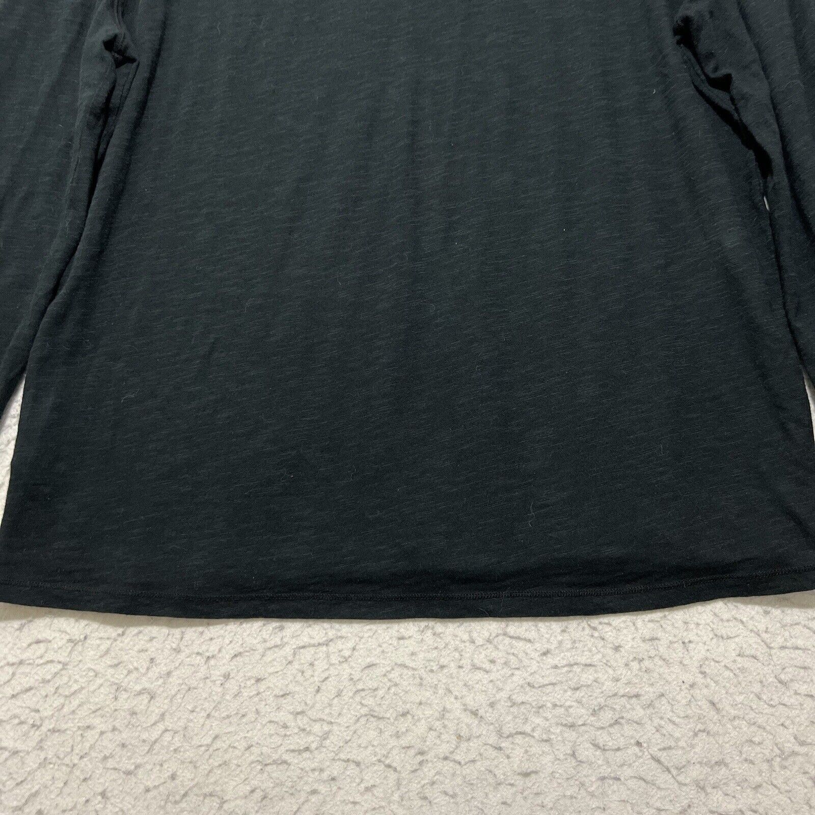 Club Monaco Club Monaco Henley Neck Snap Button Black Pullover T Shirt Size US XL / EU 56 / 4 - 11 Thumbnail