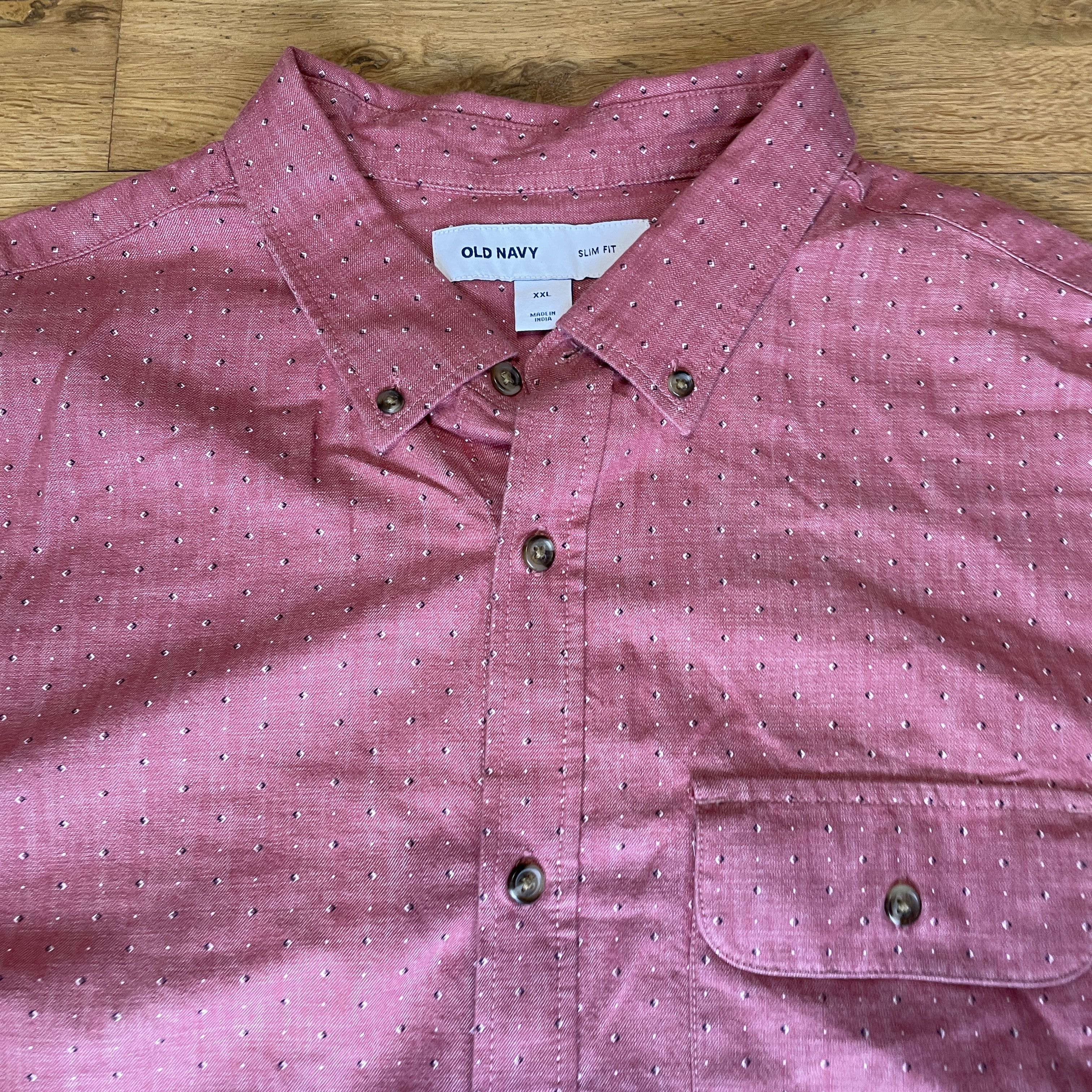 Old Navy Old Navy Men's Shirt Summer Short Sleeve Slim Size 2xl Size US XXL / EU 58 / 5 - 3 Thumbnail