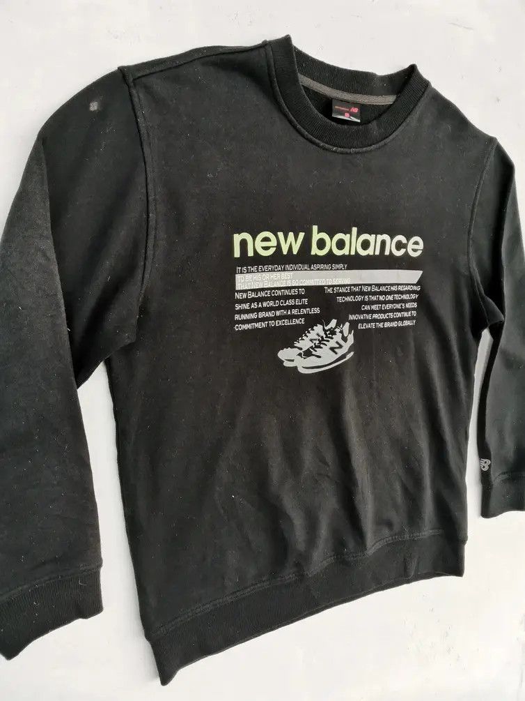 New Balance Rare!!! New Balance Big Logo Sweatshirt Size US L / EU 52-54 / 3 - 8 Thumbnail