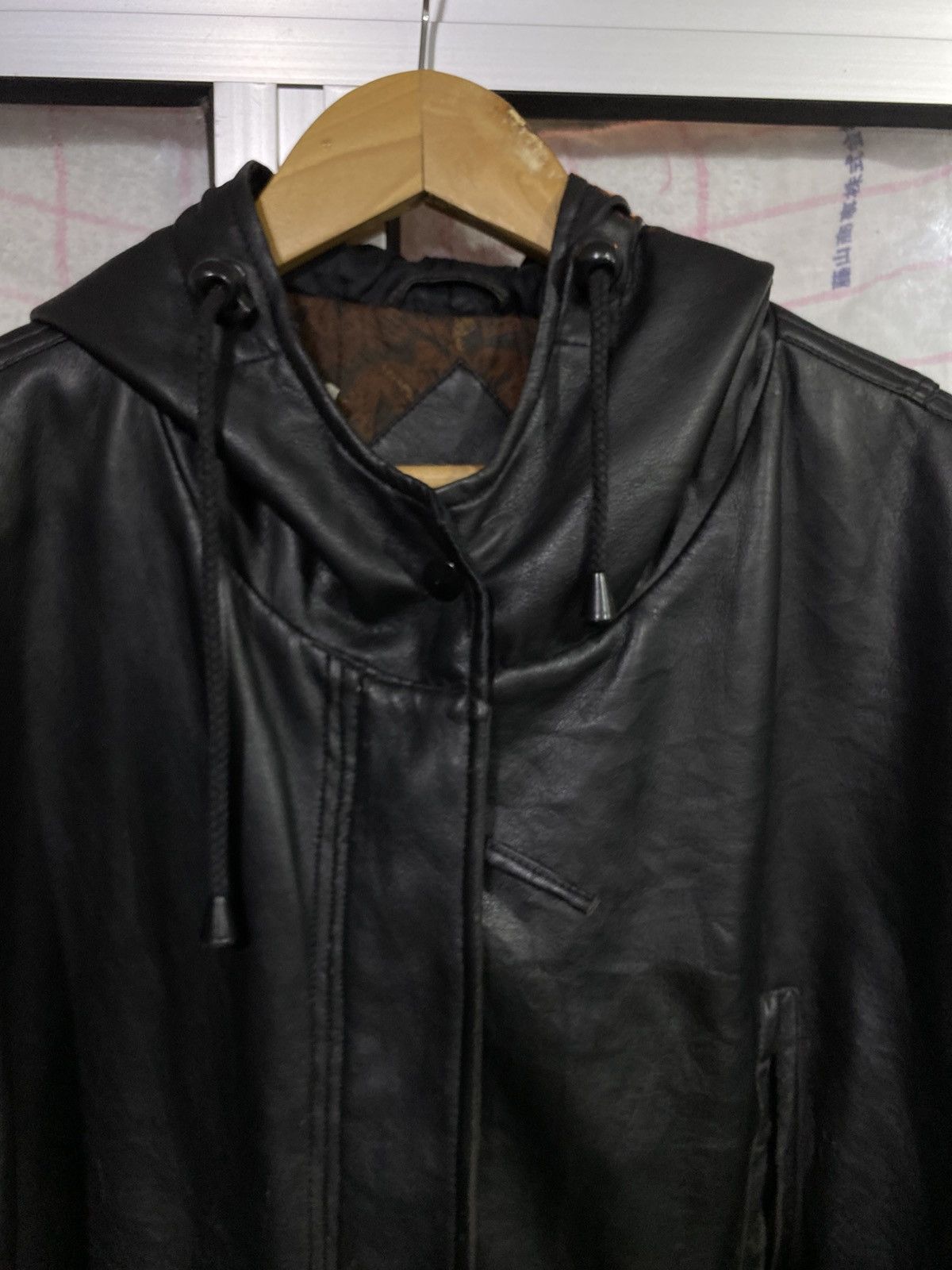 Japanese Brand Parka Leather Jacket AJ sport Size US L / EU 52-54 / 3 - 4 Thumbnail