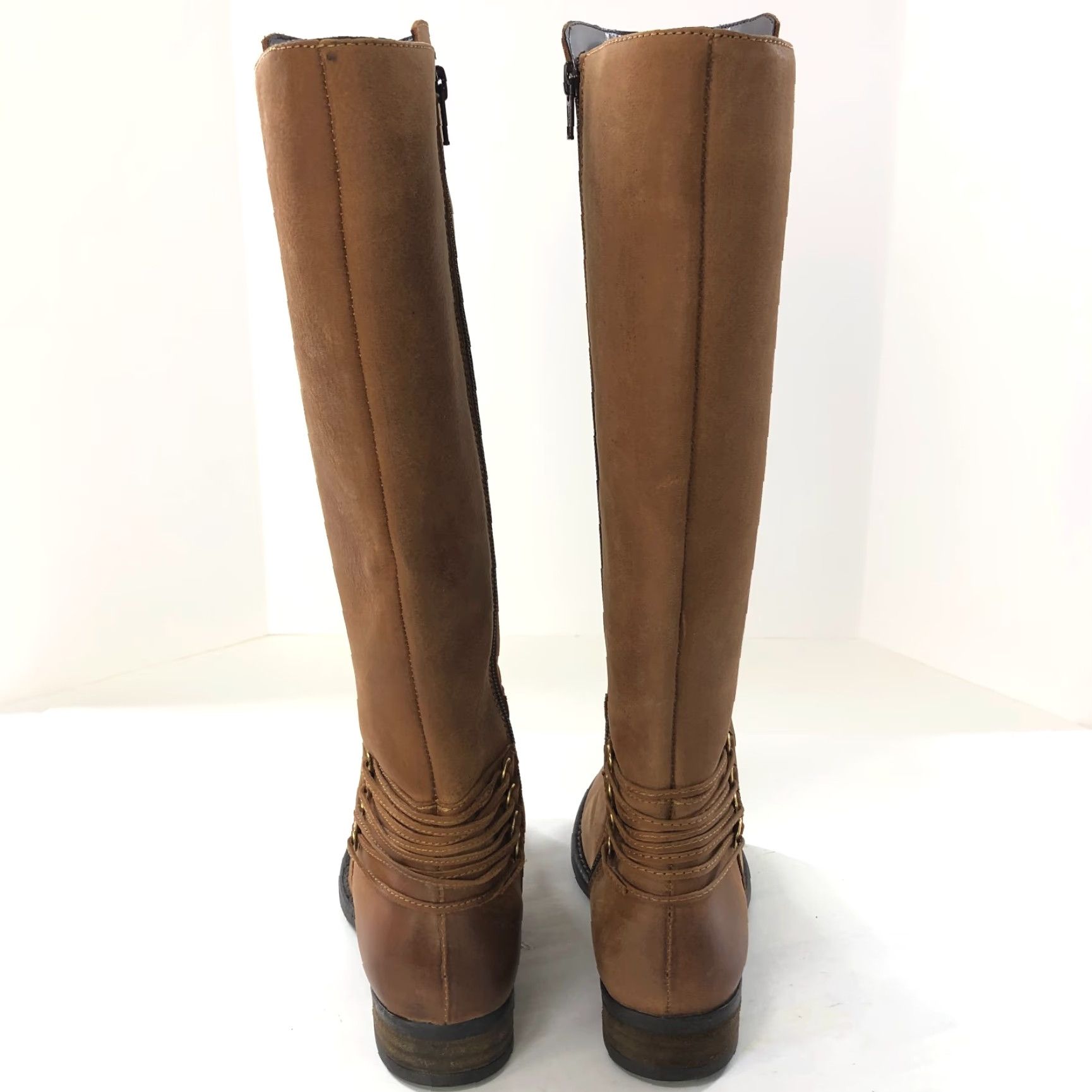 Steve Madden Steve Madden Leather Women's 7.5 Side Zip Knee Boots Brown MINT Boots Brown Women 7.5 Knee Boots Western Casual Vintage No Size US 8 / IT 38 - 5 Thumbnail