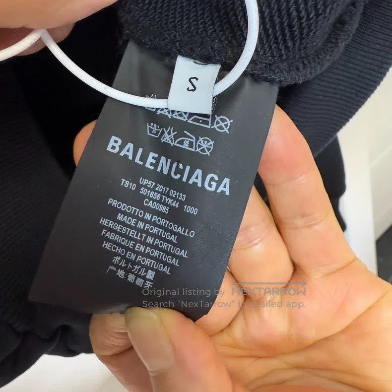 Balenciaga Balenciaga Mai Hui Black and Pink Hoodie Size US S / EU 44-46 / 1 - 4 Thumbnail
