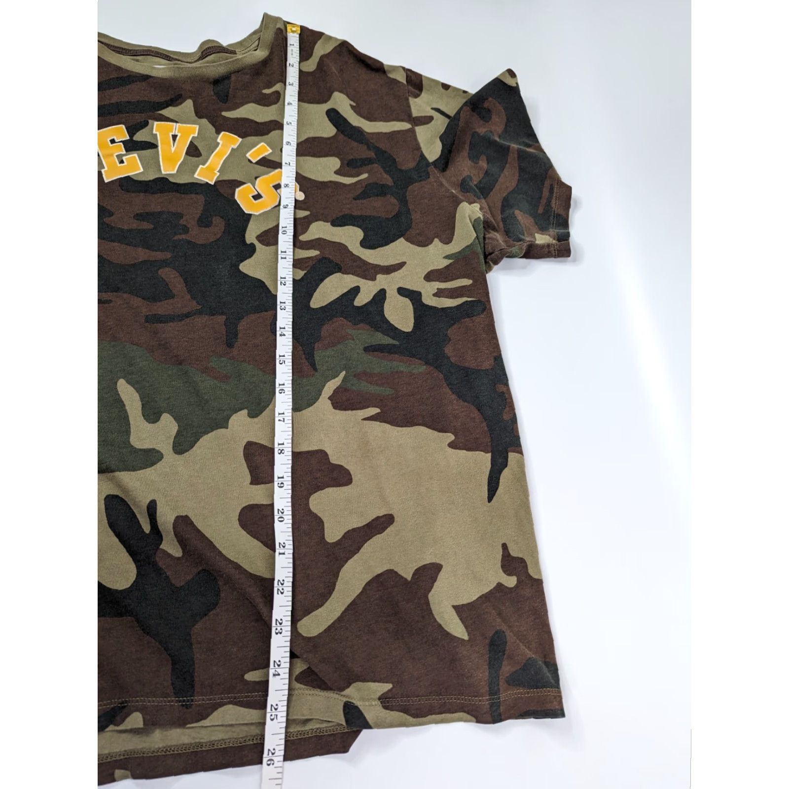 Levi's Levi's Tee Shirt T 2XL Men's Camouflage Short Sleeve Athletic Casual Crew Neck Logo Green Size US XXL / EU 58 / 5 - 5 Thumbnail