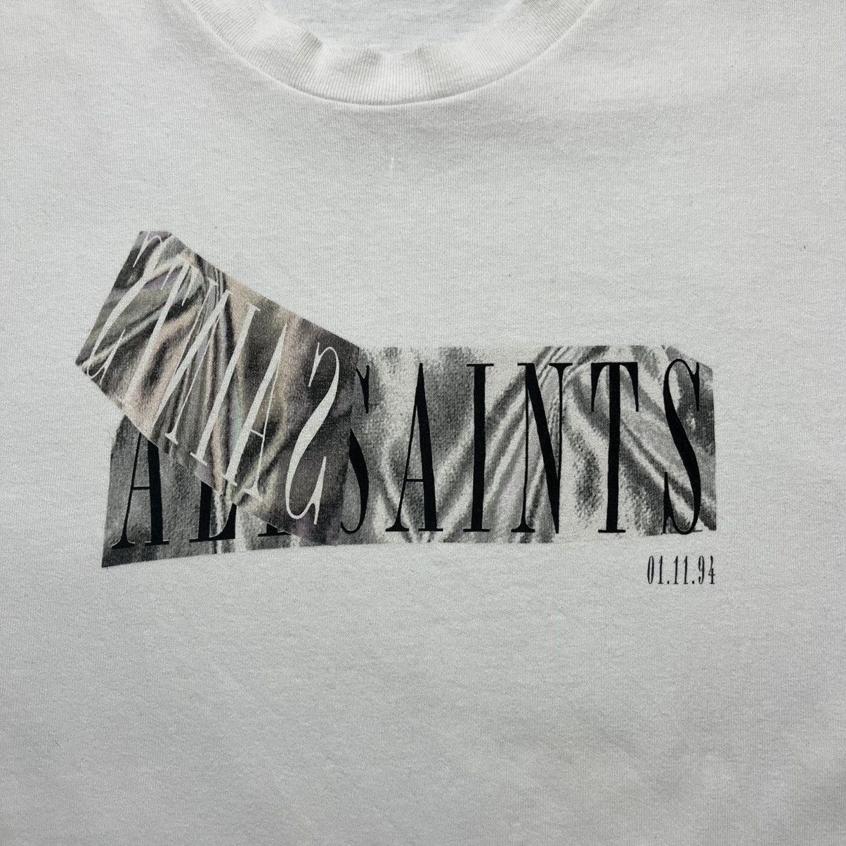 Allsaints × Designer Allsaints Big Logo Tee Y2K Luxury Designer Streetwear Size US M / EU 48-50 / 2 - 3 Thumbnail