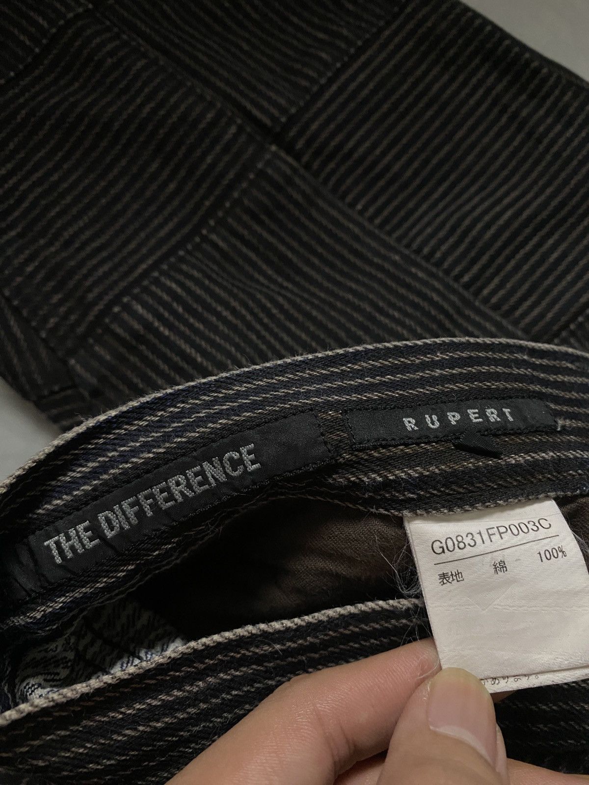 If Six Was Nine 2000's Rupert Difference Hagi Striped Flared Jeans Size US 31 - 7 Thumbnail