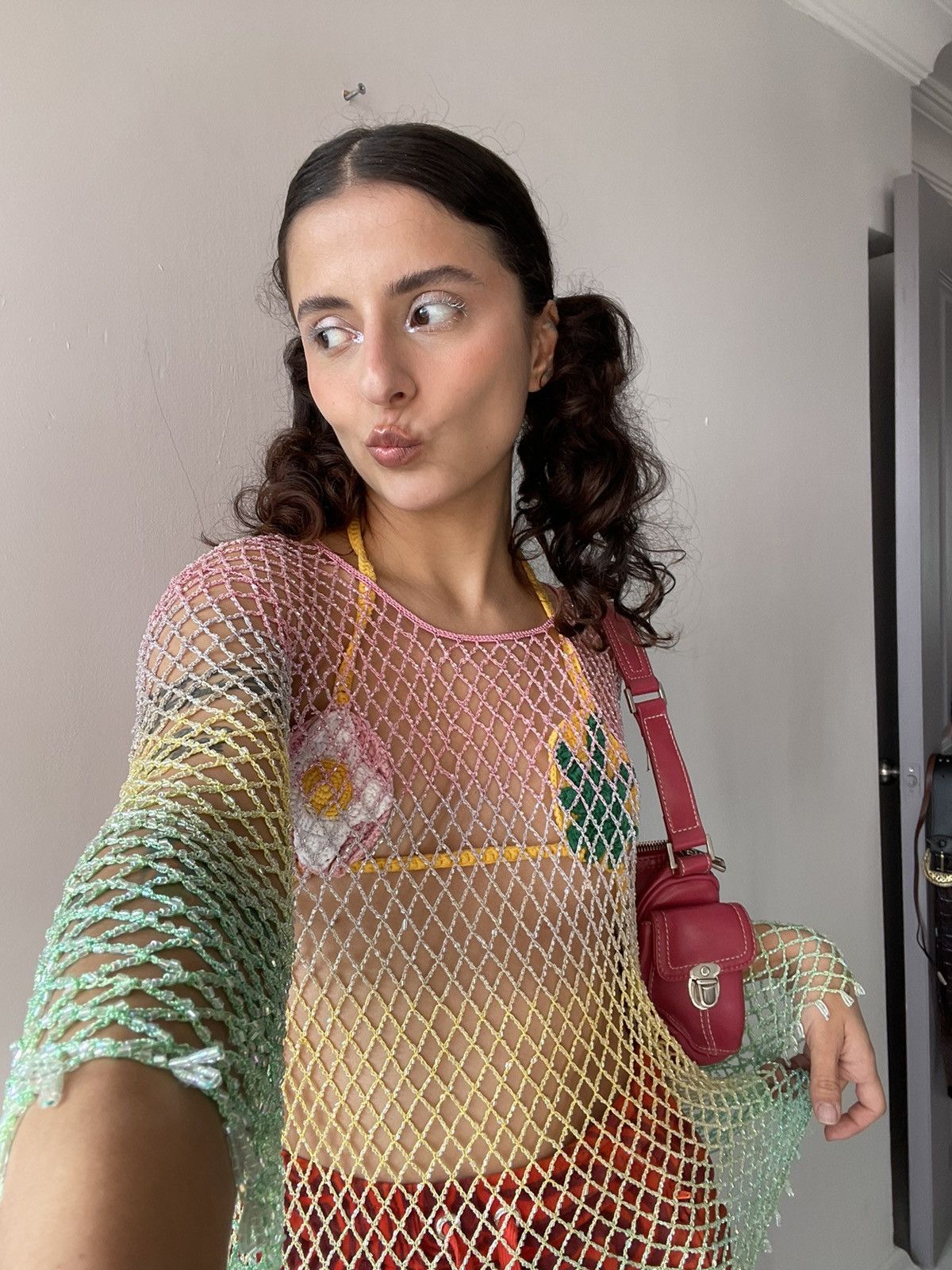 Vintage y2k blouse Size L / US 10 / IT 46 - 3 Thumbnail