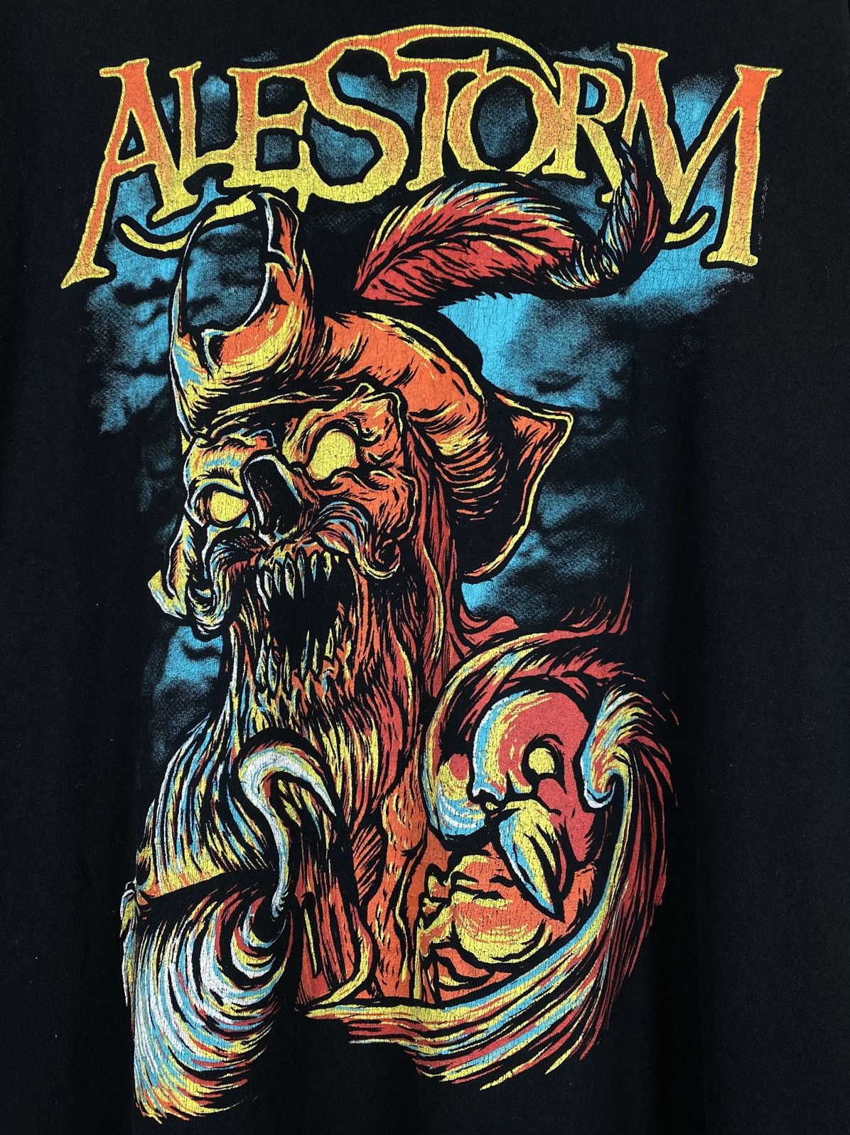 Band Tees Alestorm Rock Band T-Shirt Metal Pank Rock Band Skulls Black Size US XXL / EU 58 / 5 - 3 Thumbnail