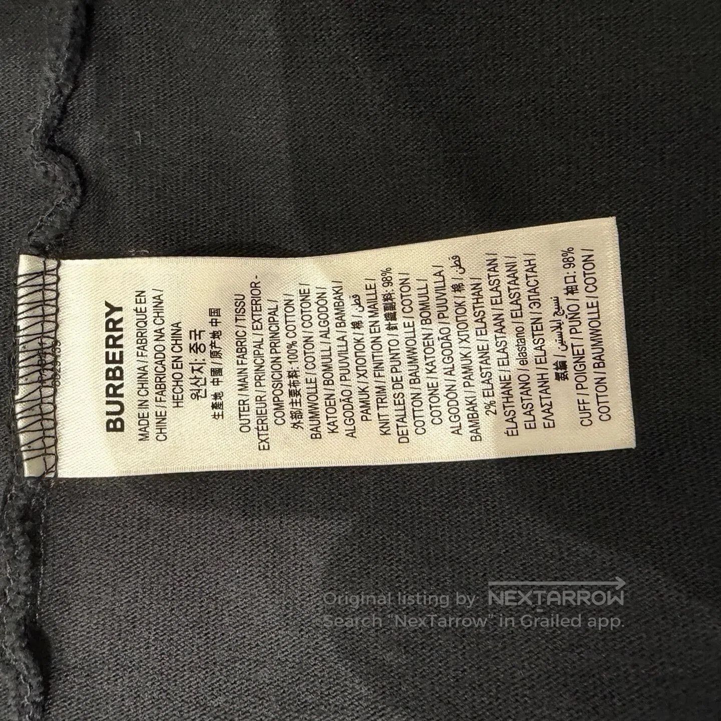Burberry Burberry Fake Two-Piece Logo Long Sleeve. Size US XXL / EU 58 / 5 - 4 Thumbnail
