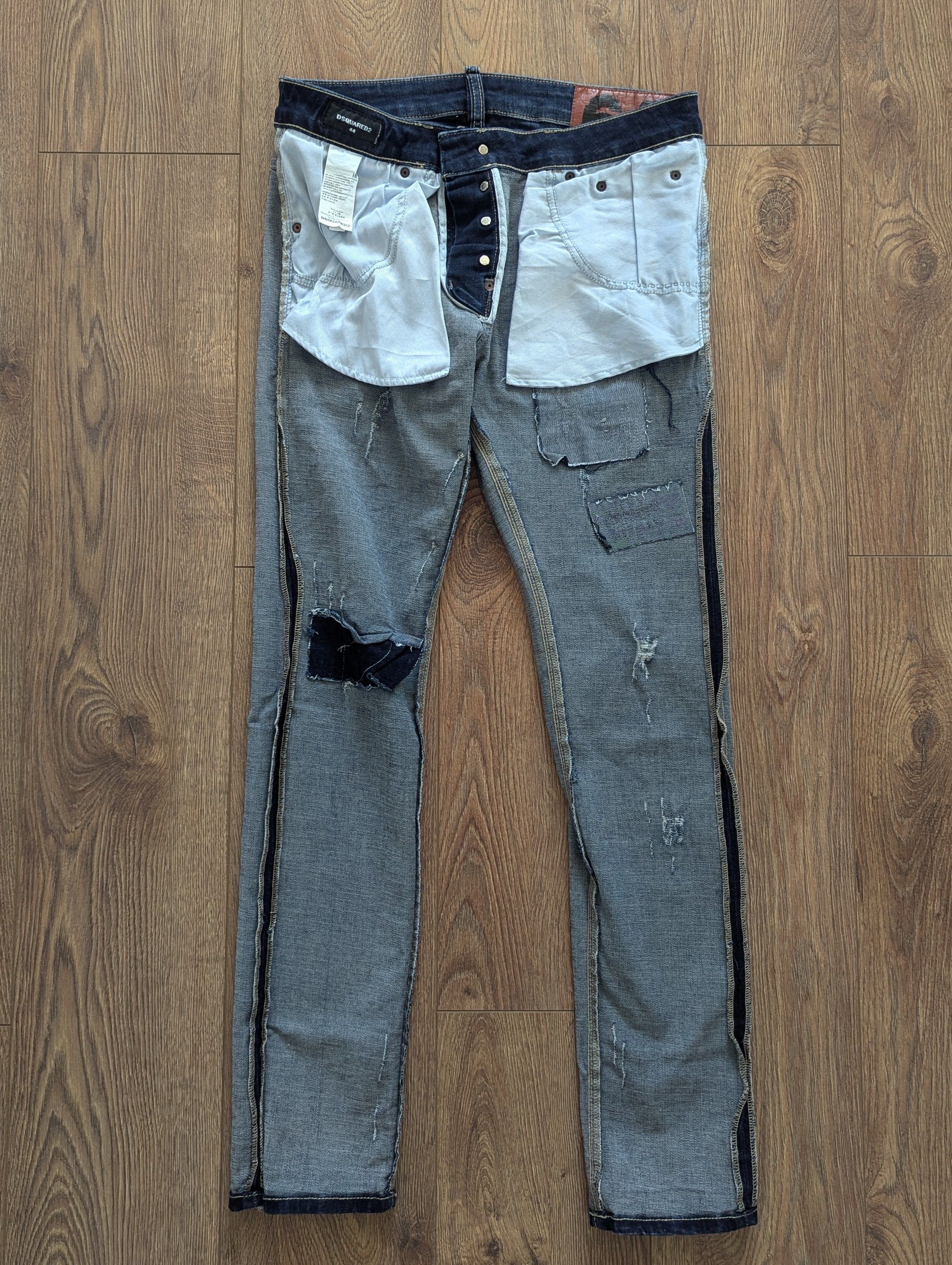 Dsquared2 Dsquared2 Blue Distressed Kenny Twist Men's Made In Italy Size US 28 / EU 44 - 13 Thumbnail