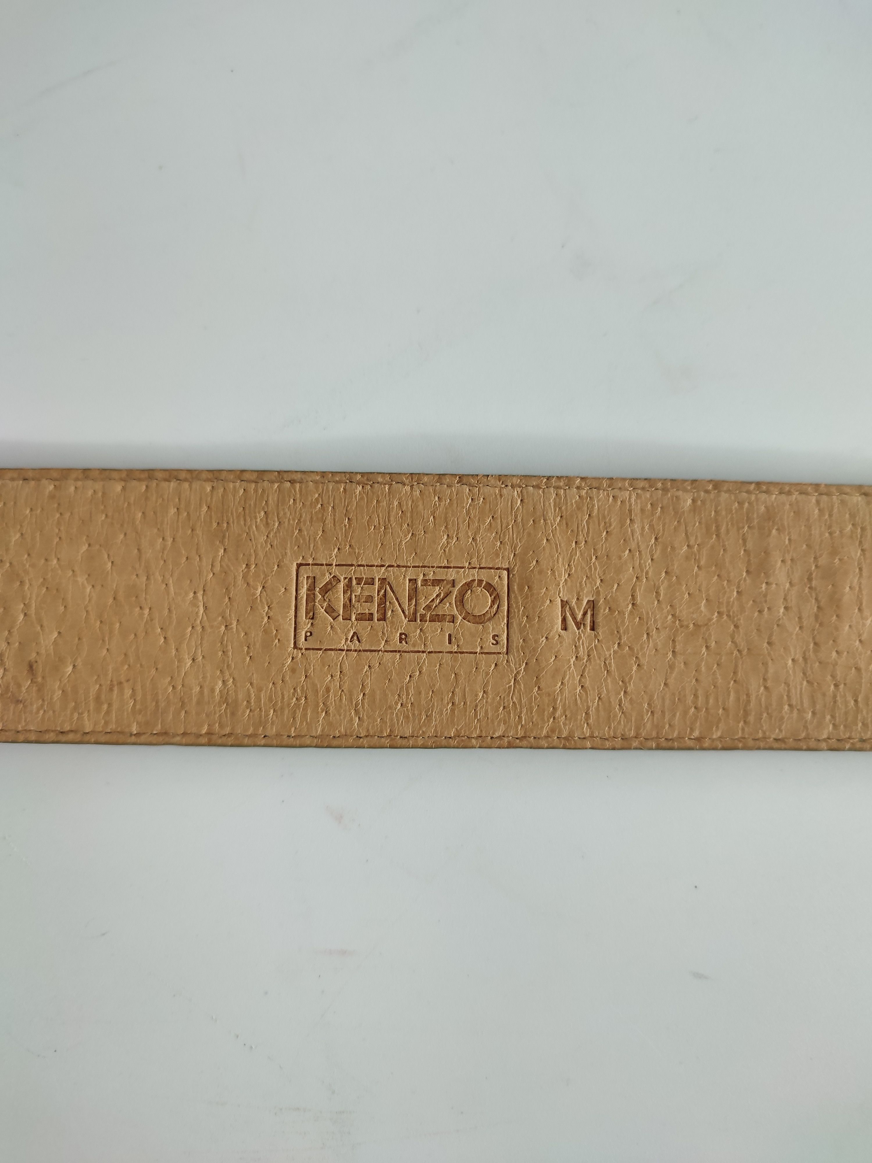 Kenzo Genuine Kenzo Paris leather belt Size ONE SIZE - 4 Thumbnail