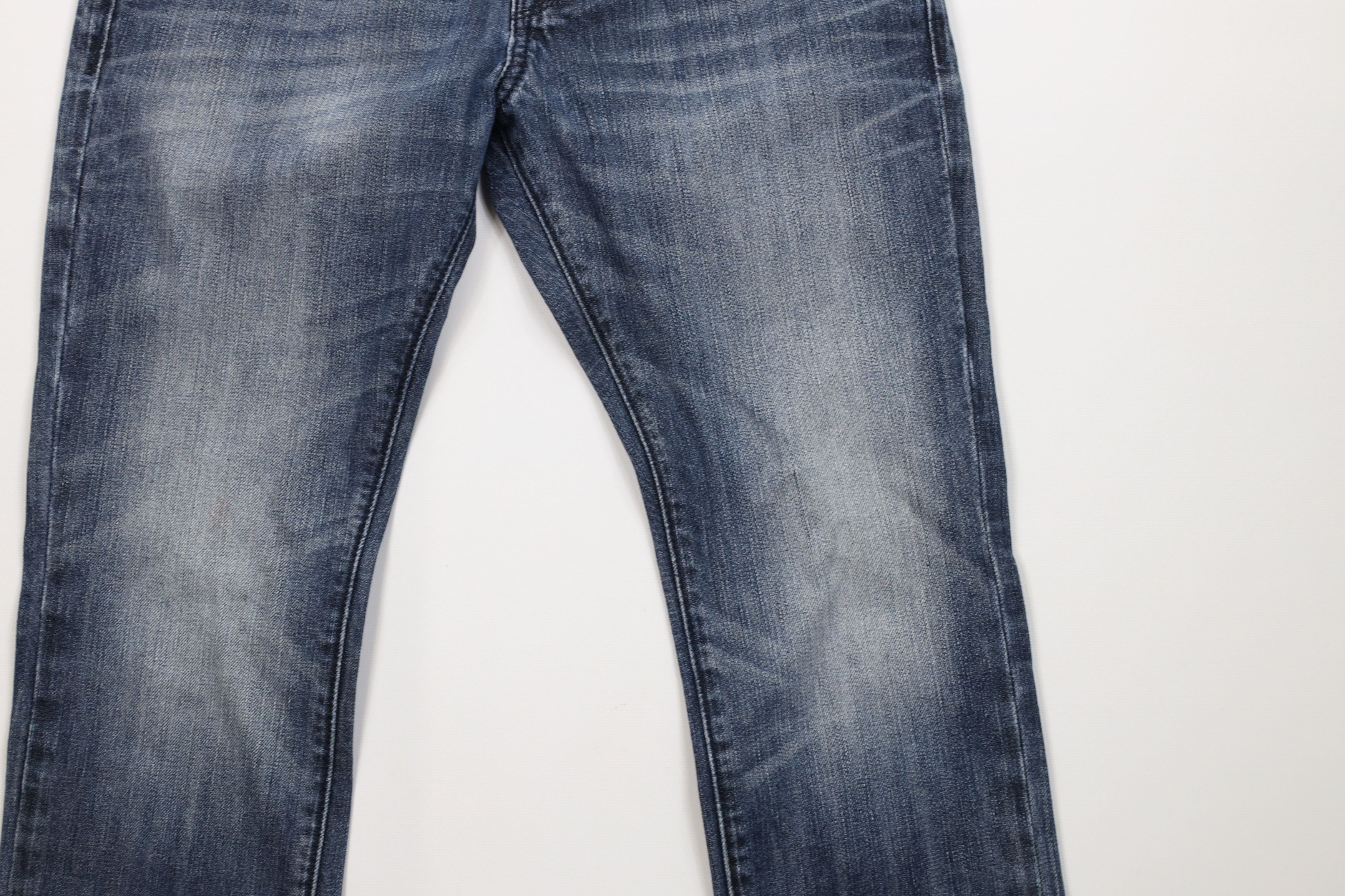 Express Express Rocco Slim Fit Skinny Leg Denim Jeans Blue Cotton Size US 29 - 3 Thumbnail