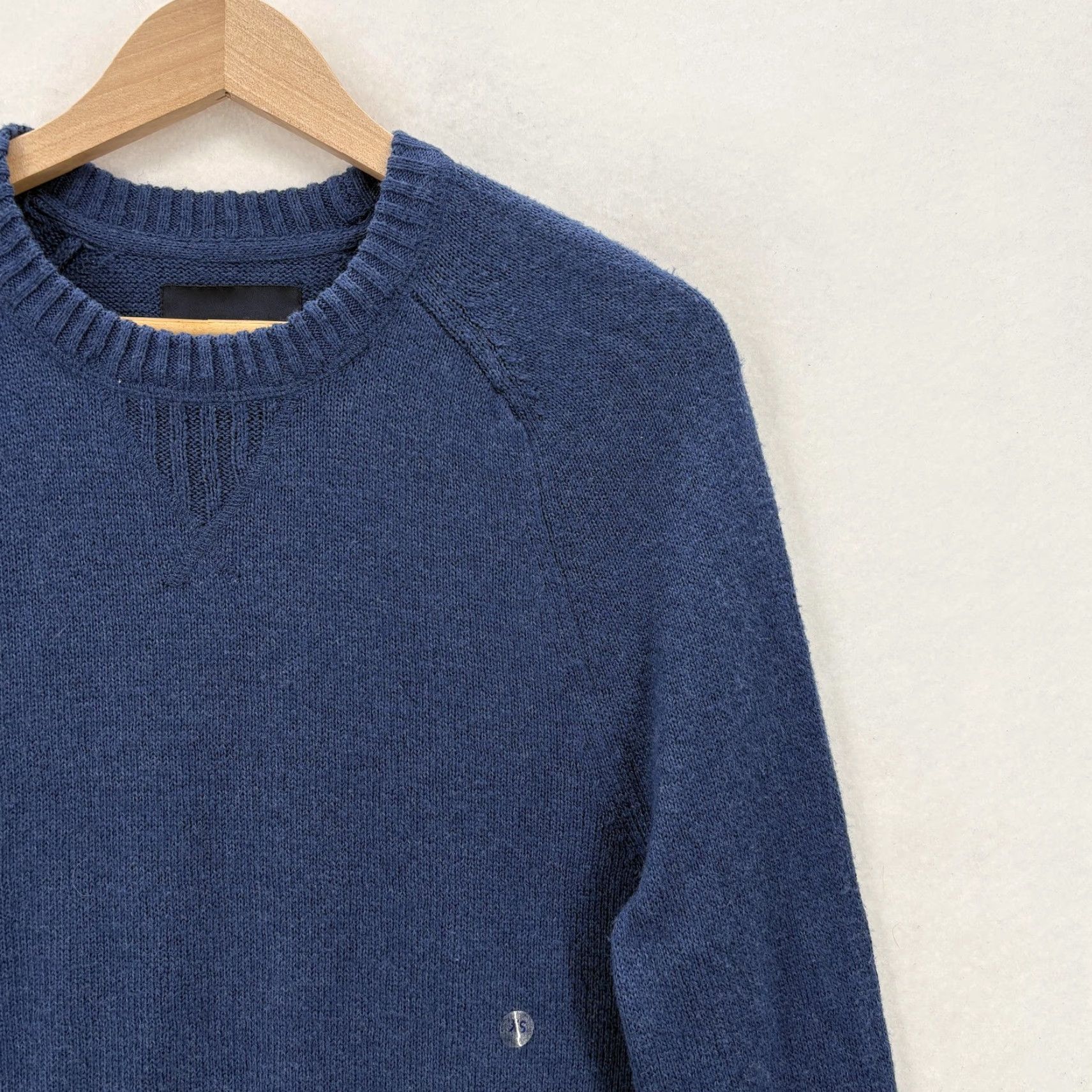 American Eagle Outfitters American Eagle Sweater Mens XS Blue Cotton Blend Crewneck Knit Pullover Casual Size US XS / EU 42 / 0 - 2 Thumbnail