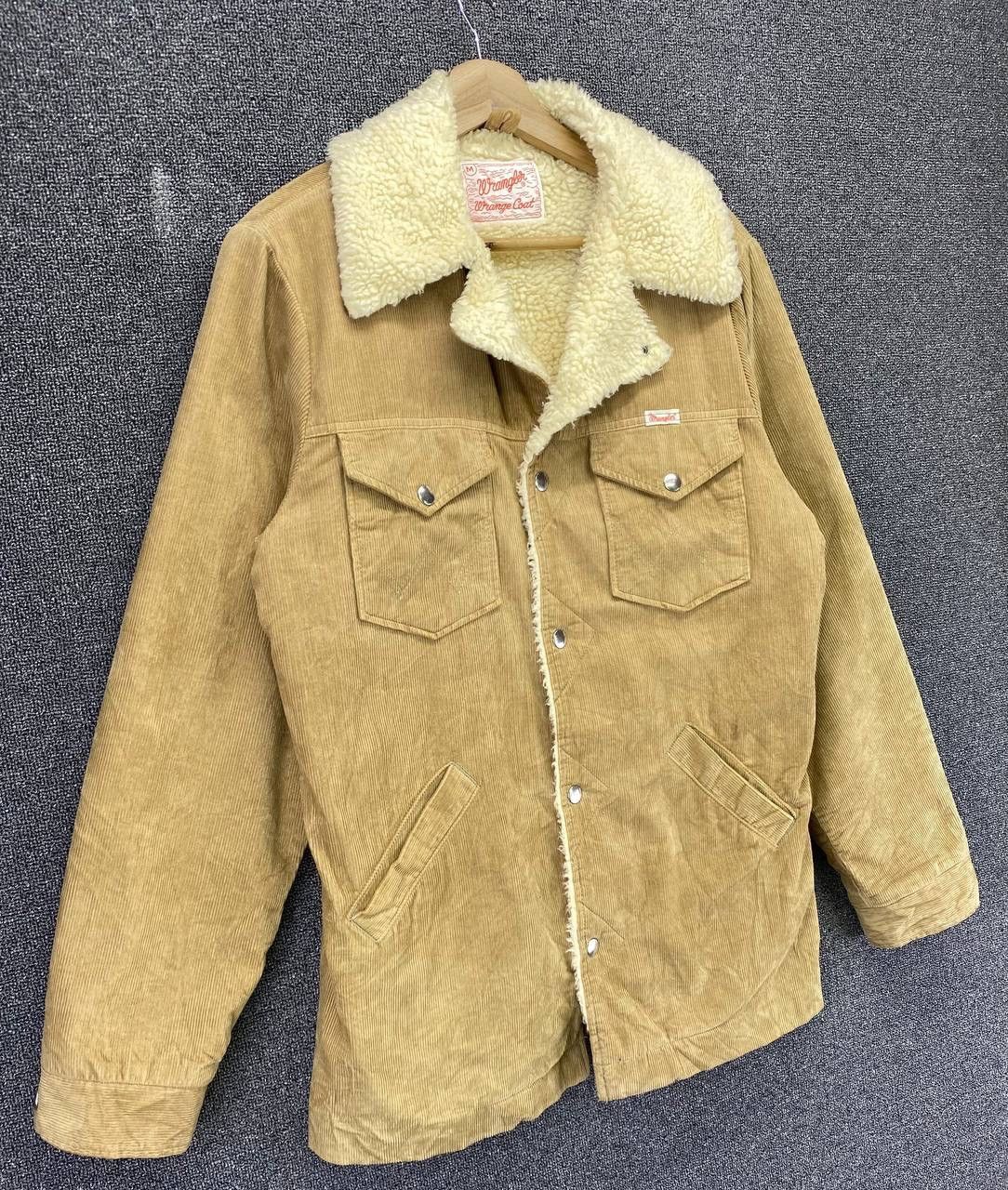 Wrangler Vintage 90’s Wrangler Sherpa Lining Long Jacket Size US M / EU 48-50 / 2 - 2 Thumbnail