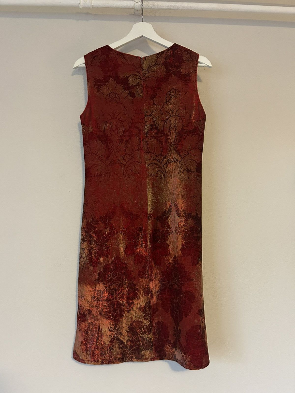 Roberto Cavalli Roberto Cavalli Red Jacquard Dress Size M / US 6-8 / IT 42-44 - 6 Thumbnail