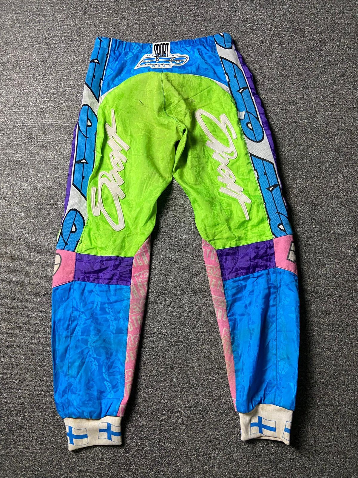 Japanese Brand AXO Worldwide Motor Cross Racing Pants (148) Size US 28 / EU 44 - 4 Thumbnail