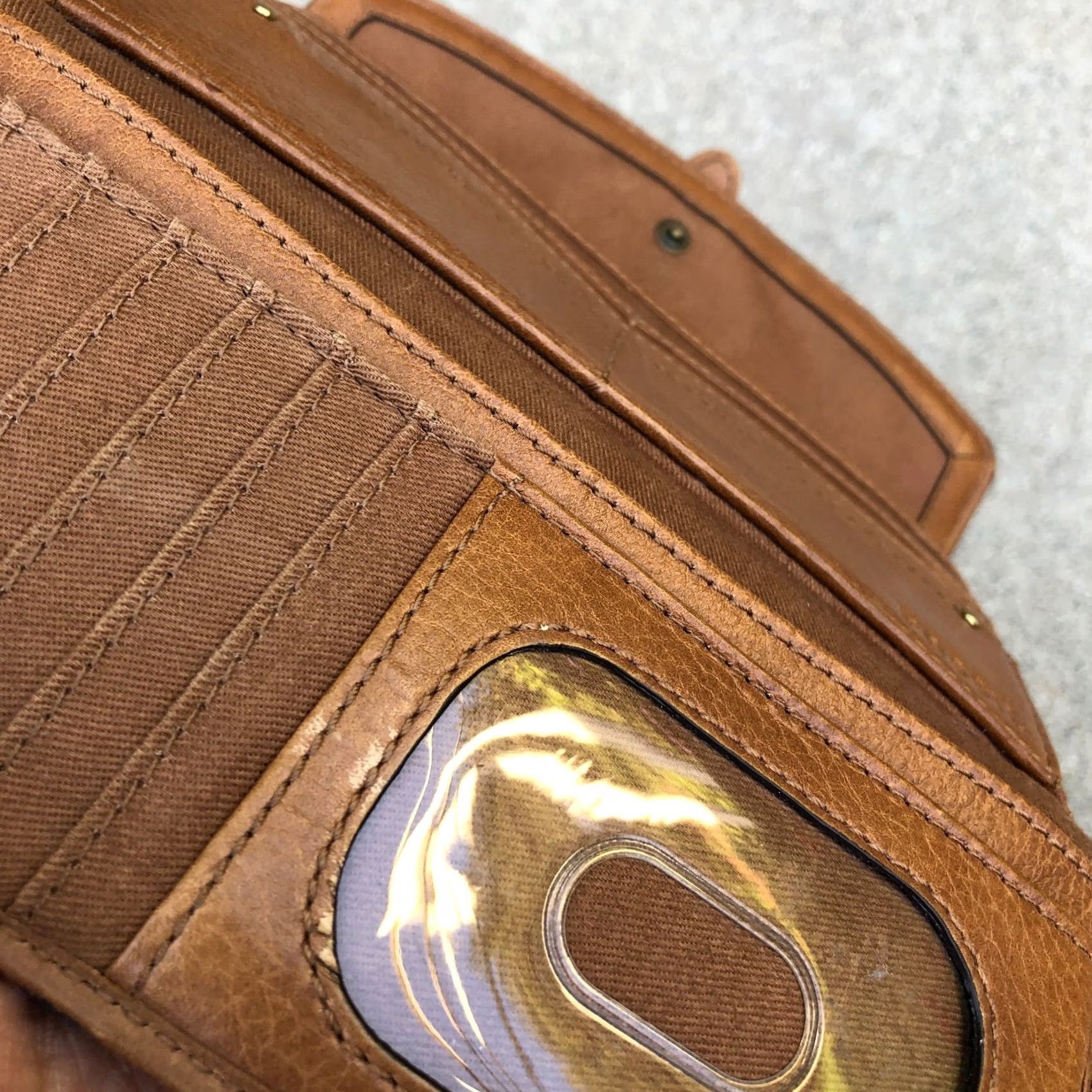 Fossil VTG Fossil Leather Clutch Wallet Floral 7.5" x 4" Multicolor Women One Size KS Size ONE SIZE - 3 Thumbnail