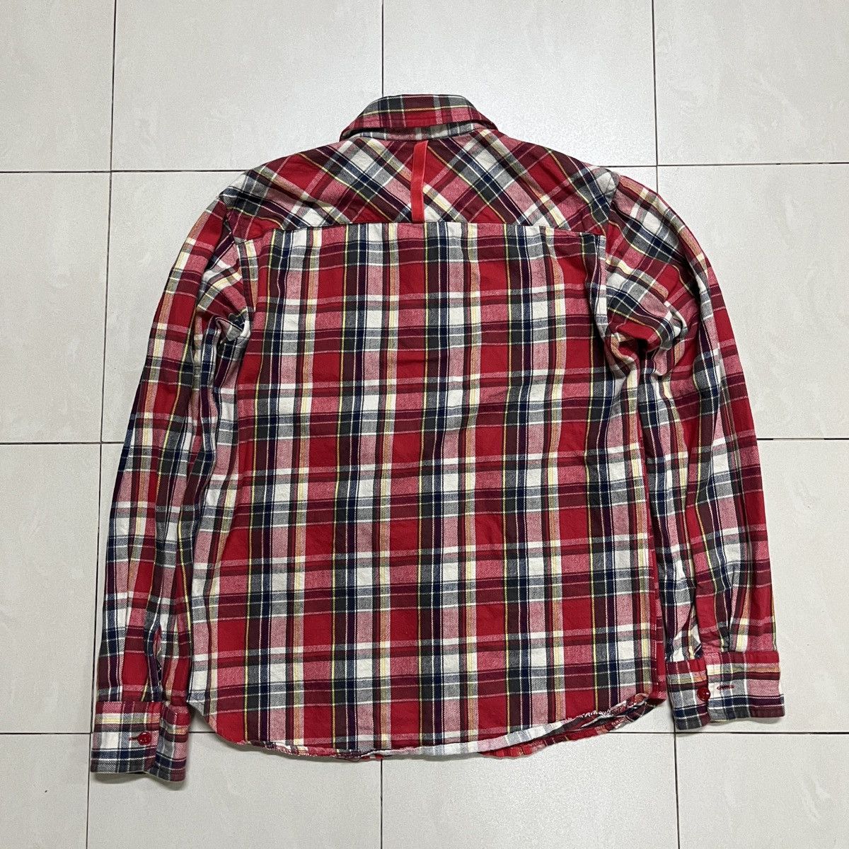 Japanese Brand × Montage × Vintage Montage Japan Plaid Stripes Shirt Size US M / EU 48-50 / 2 - 11 Thumbnail