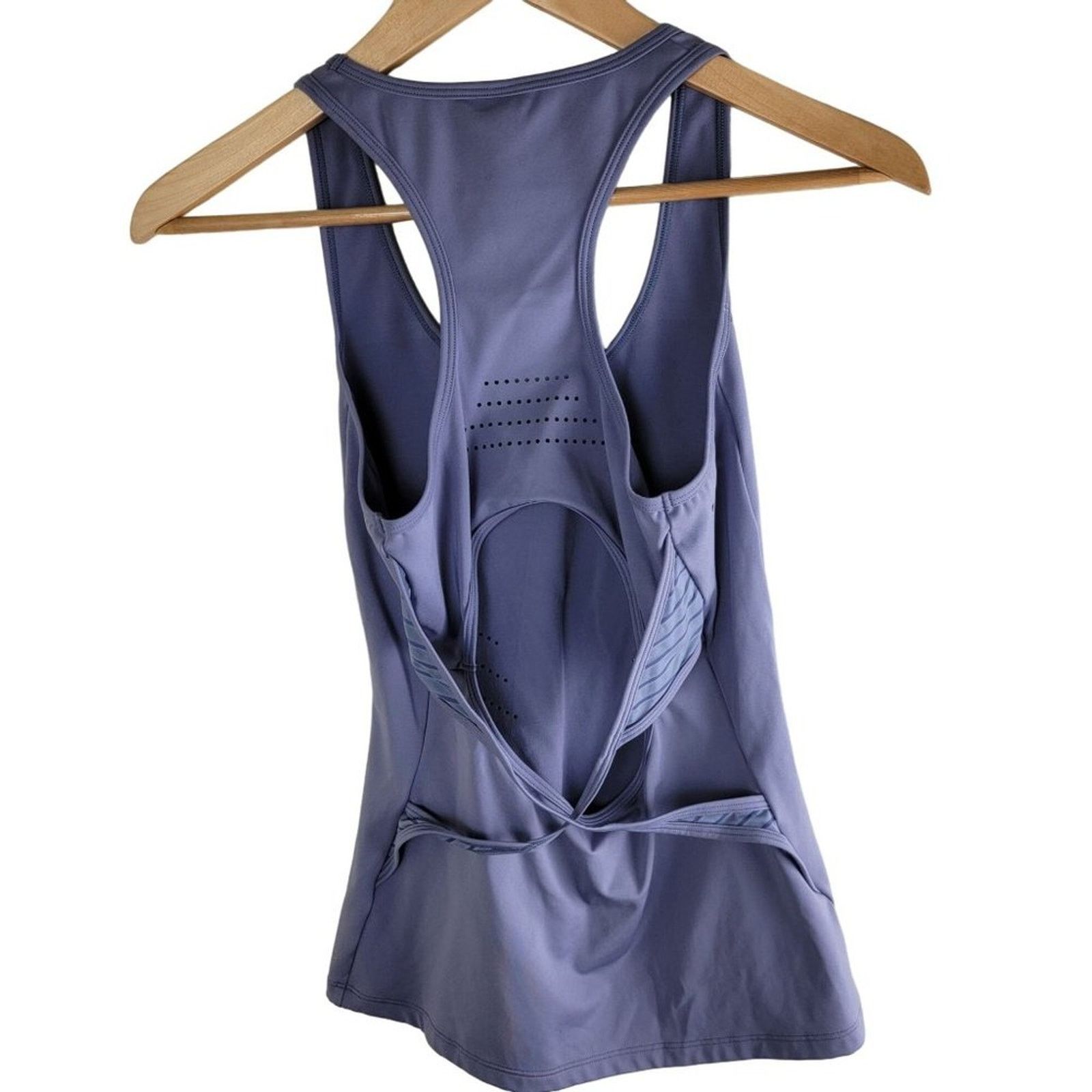 Gymshark Gymshark Womens Racer Back Pro Perform Tank Steel Blue Size S / US 4 / IT 40 - 3 Thumbnail