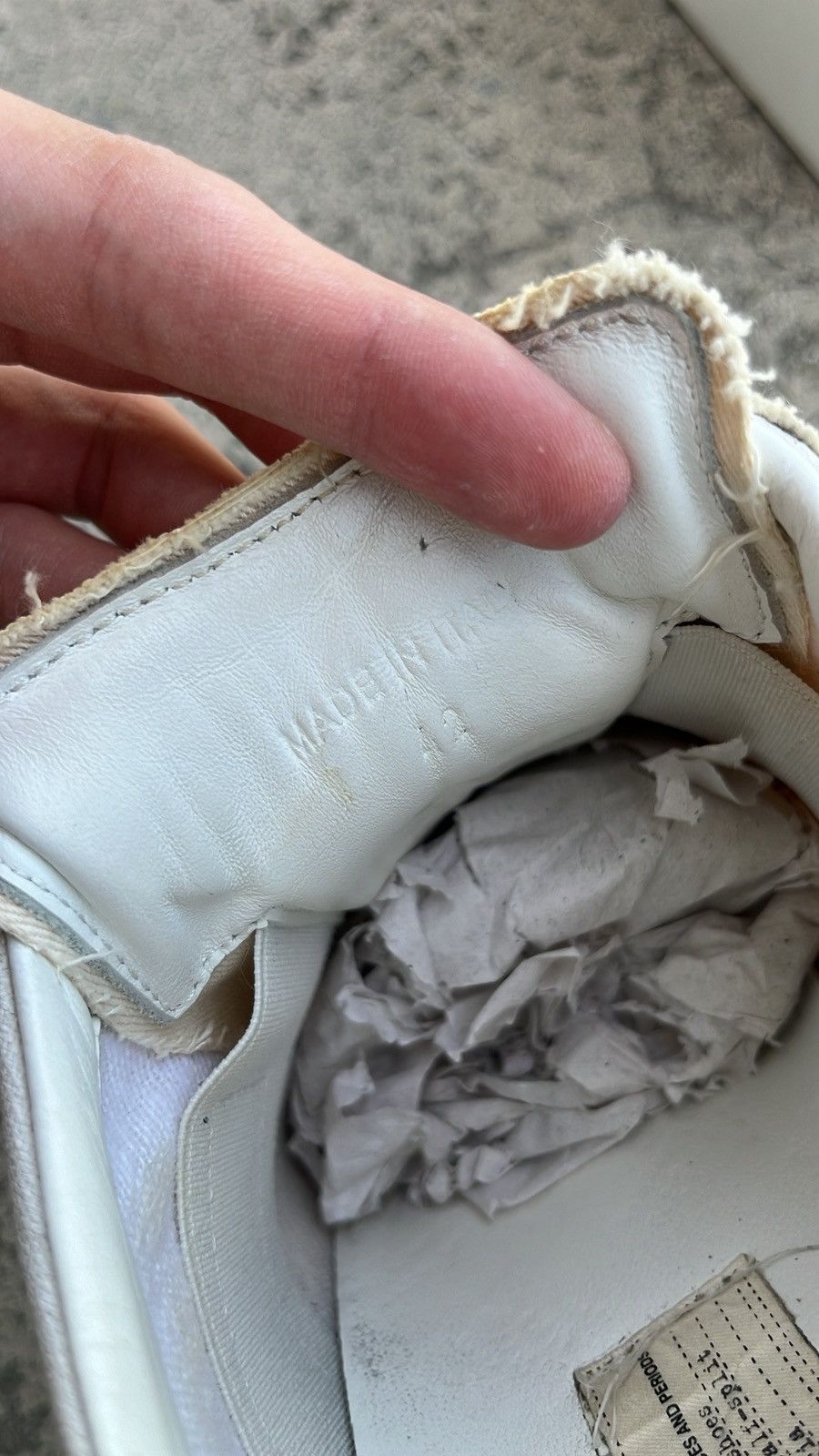 Maison Margiela Maison Margiela Gat Replica Canvas Oil Blue Size US 9 / EU 42 - 7 Thumbnail