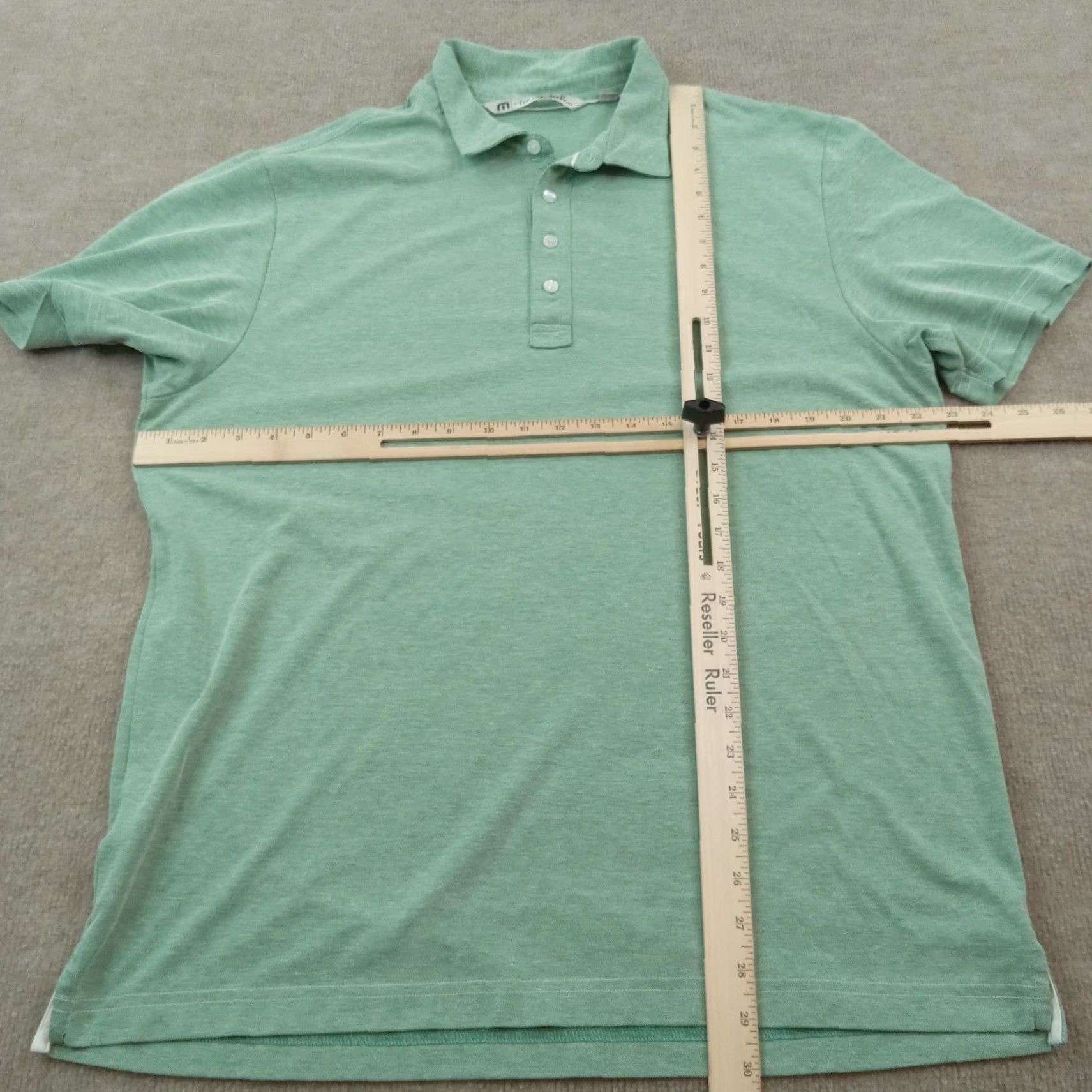 TravisMathew Travis Mathew Mens Polo Shirt XL Extra Large Green Golf Outdoors Casual Size US XL / EU 56 / 4 - 2 Thumbnail