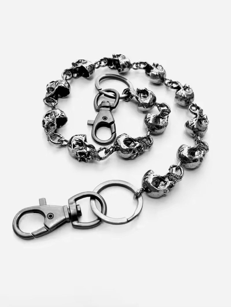 Jewelry Gothic Skulls Pants Chain Size ONE SIZE - 3 Thumbnail